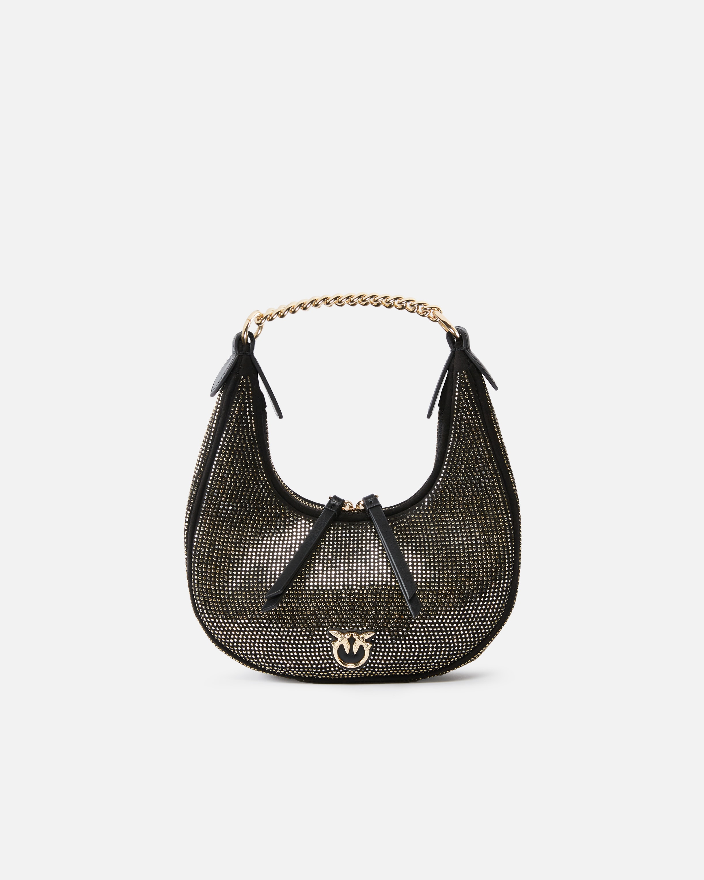 Mini Brioche Bag Hobo full strass Pinko Kup Online