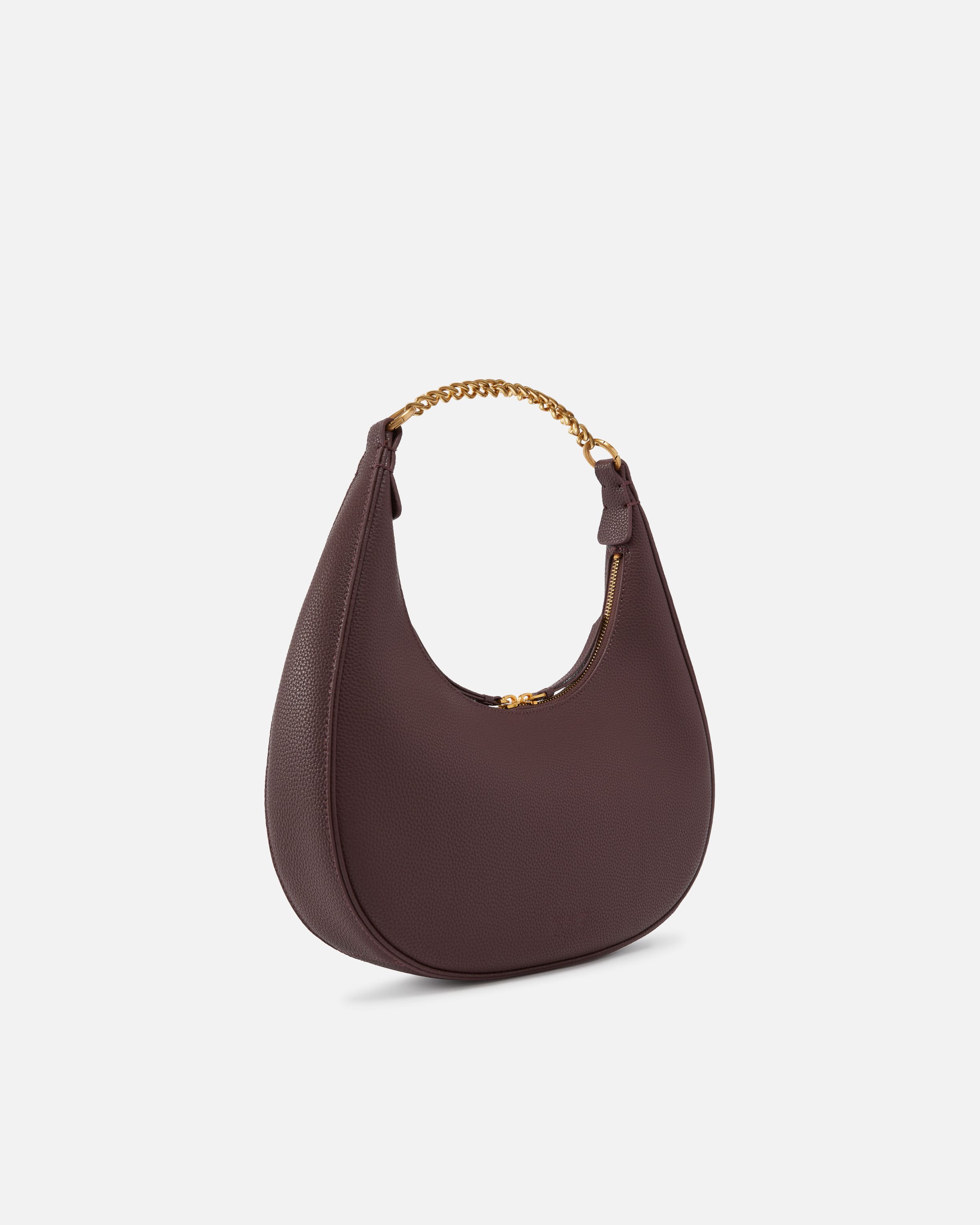 Borsa grande a spalla in pelle bottalata con catena Pinko Acquista Online