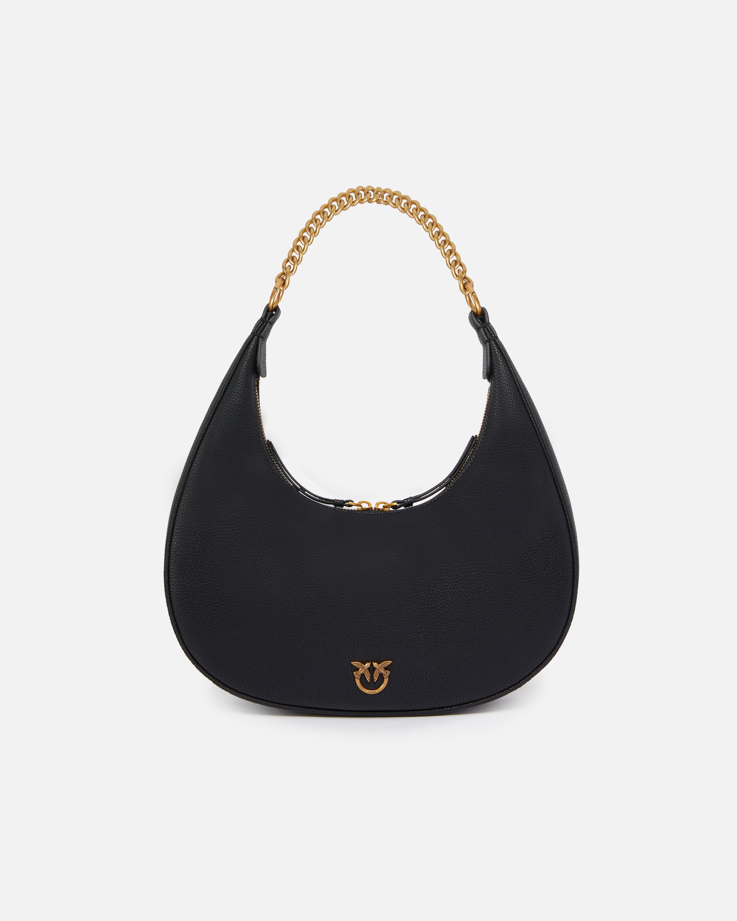 Bolso de hombro grande de piel abatanada con cadena PINKO Compra en linea