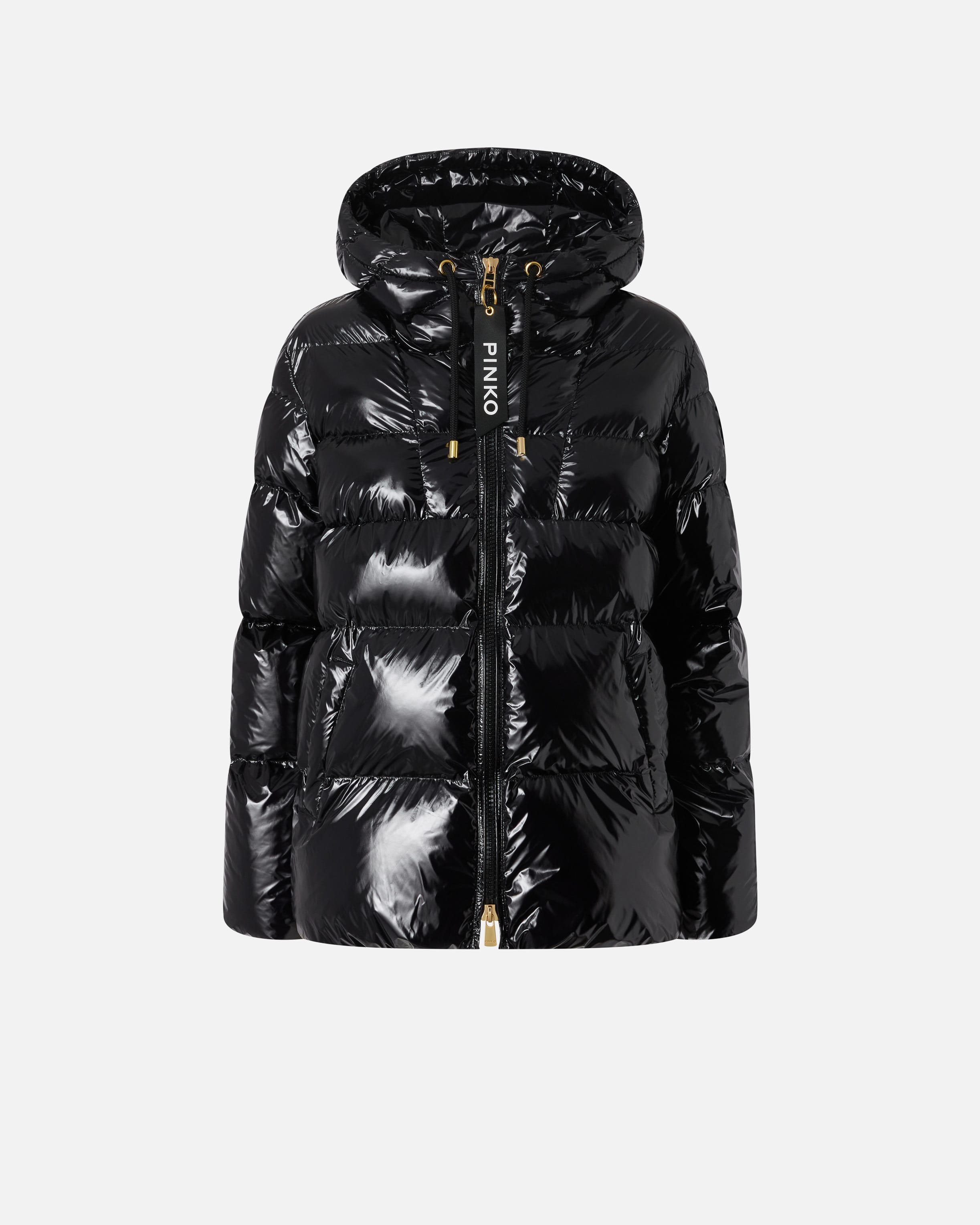 Crystal nylon pea jacket PINKO Shop Online