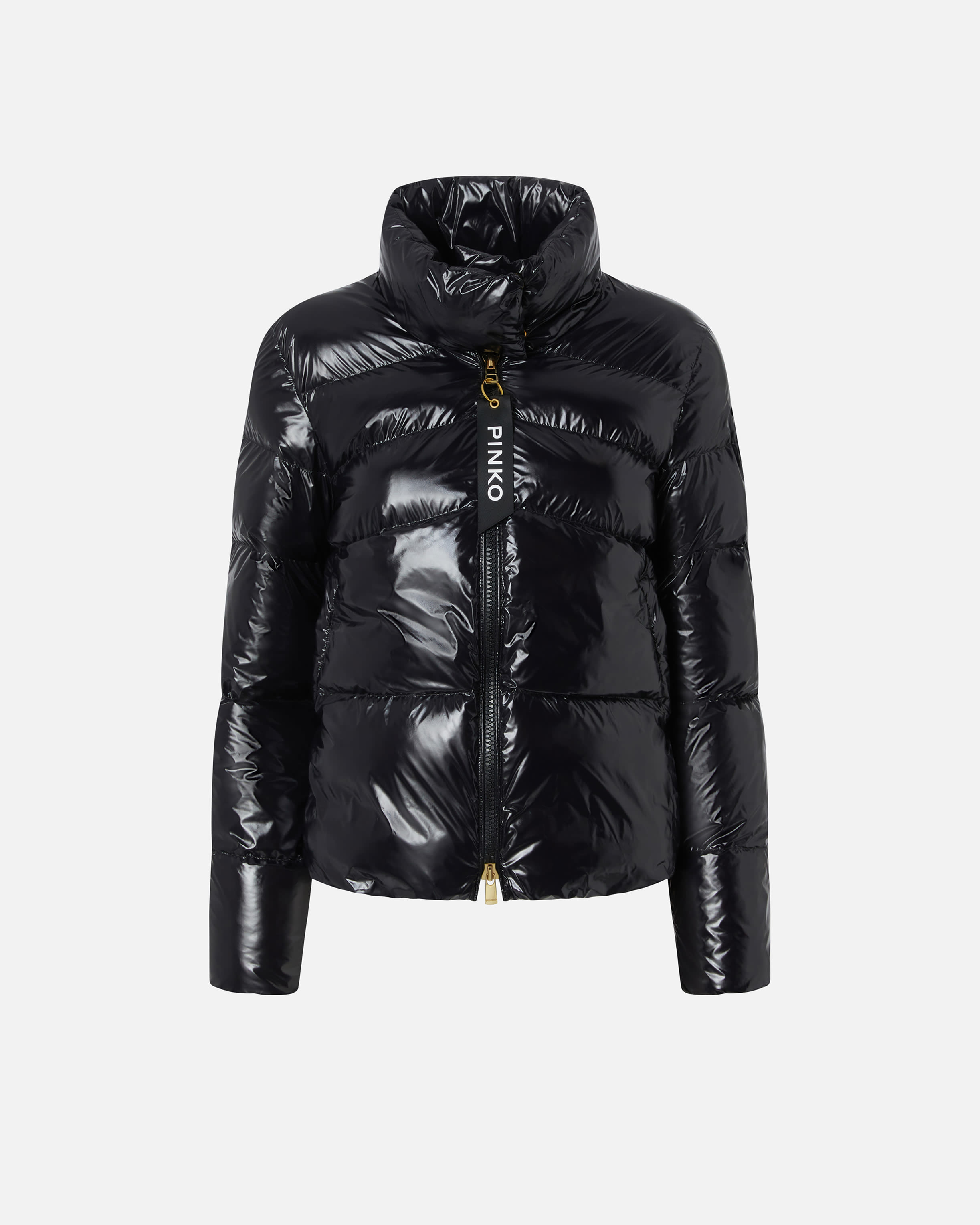 Pinko coat puffer black deals