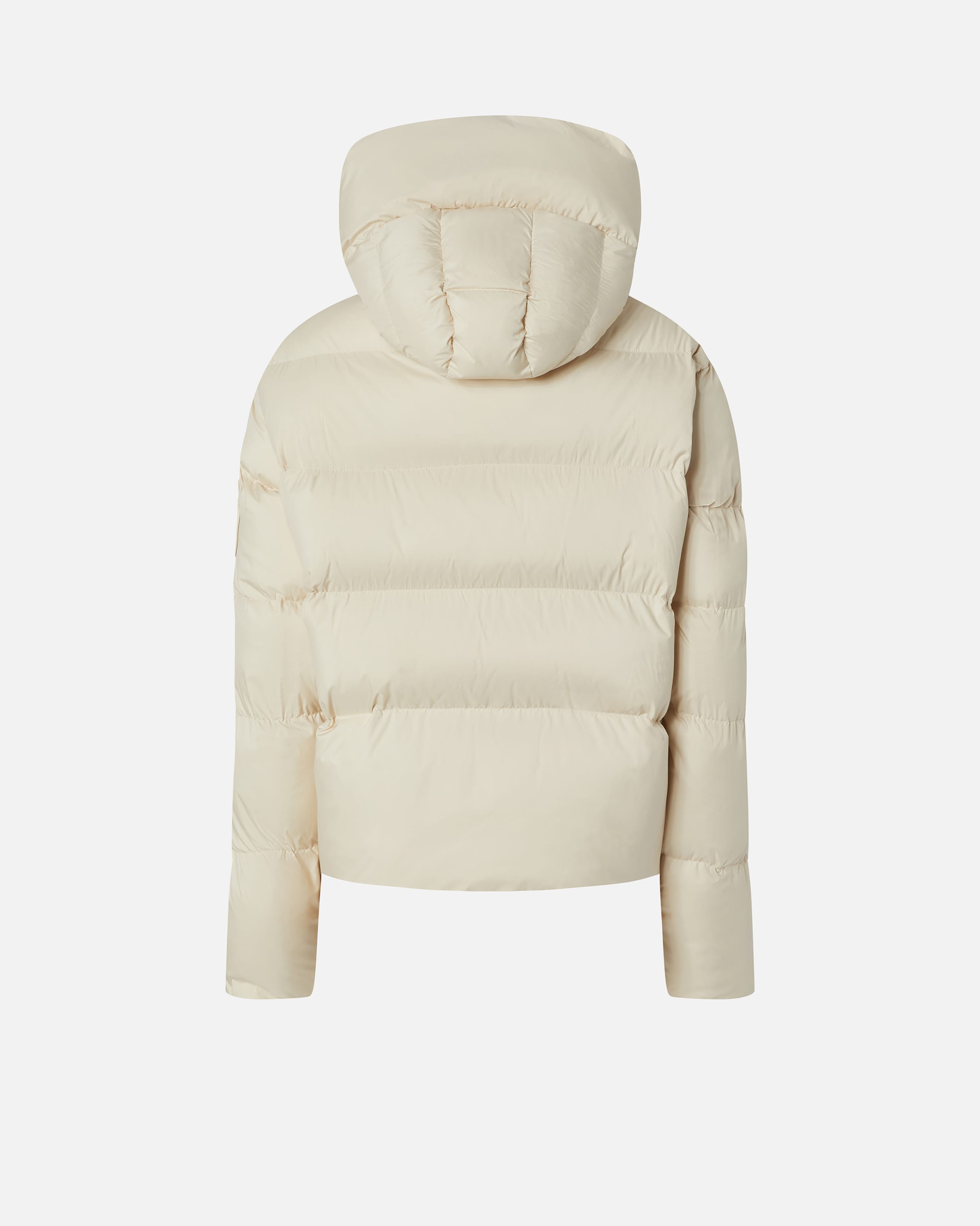 Padded down jacket with high wrap-around collar PINKO