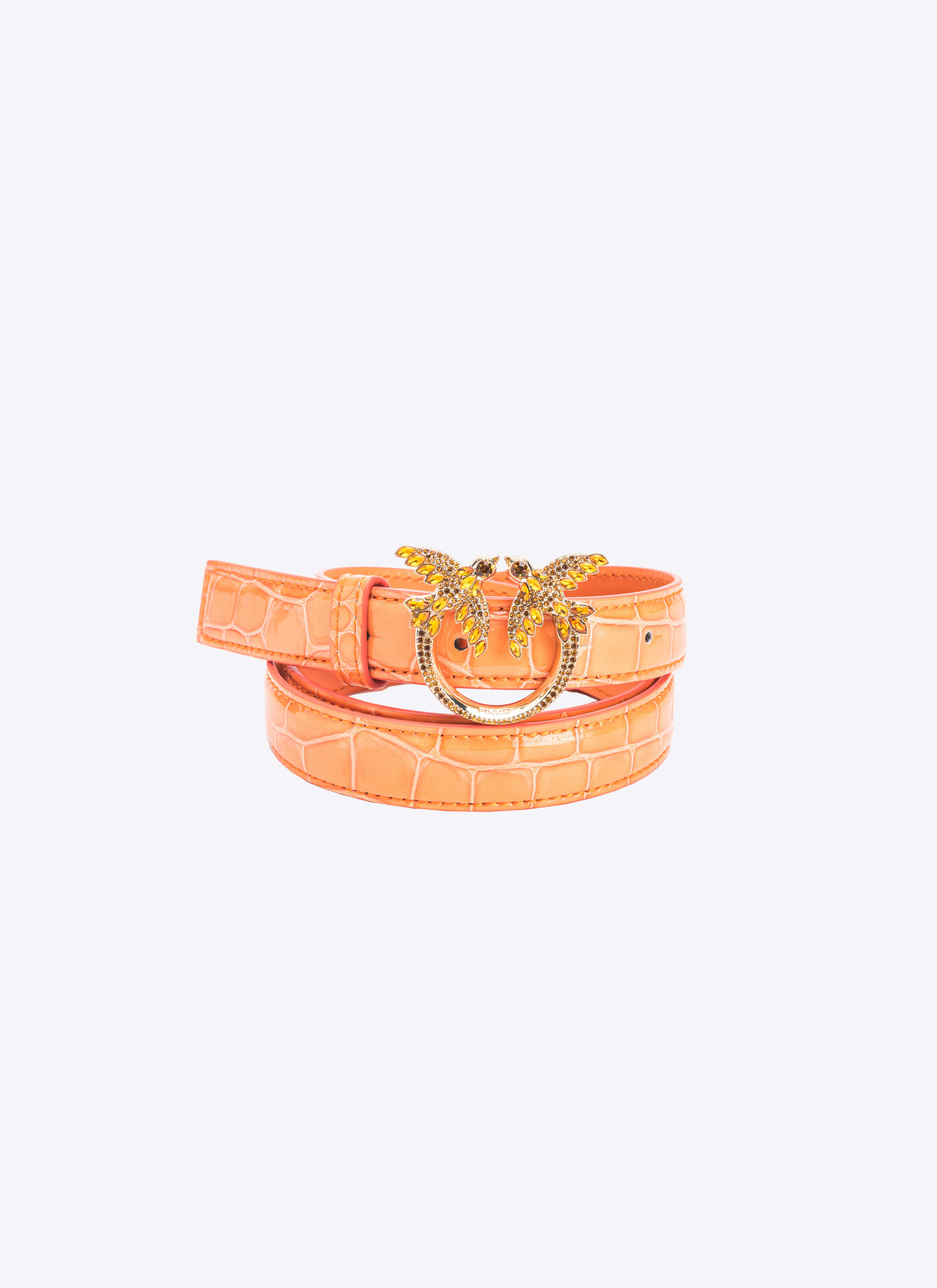 Croc print belt shop