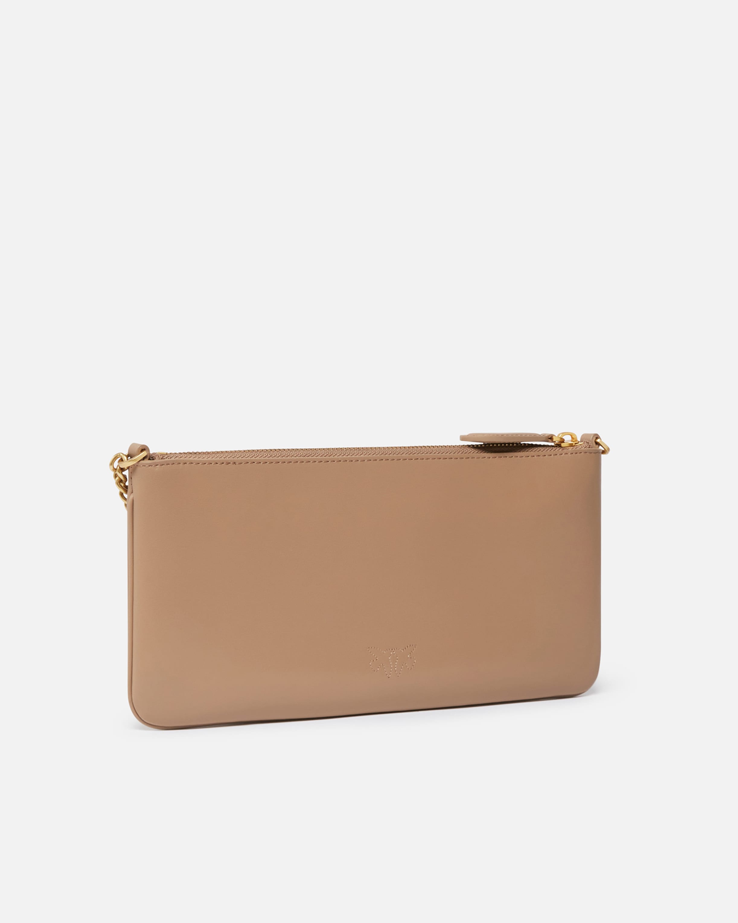 Horizontal Flat Bag in leather PINKO → Shop Online