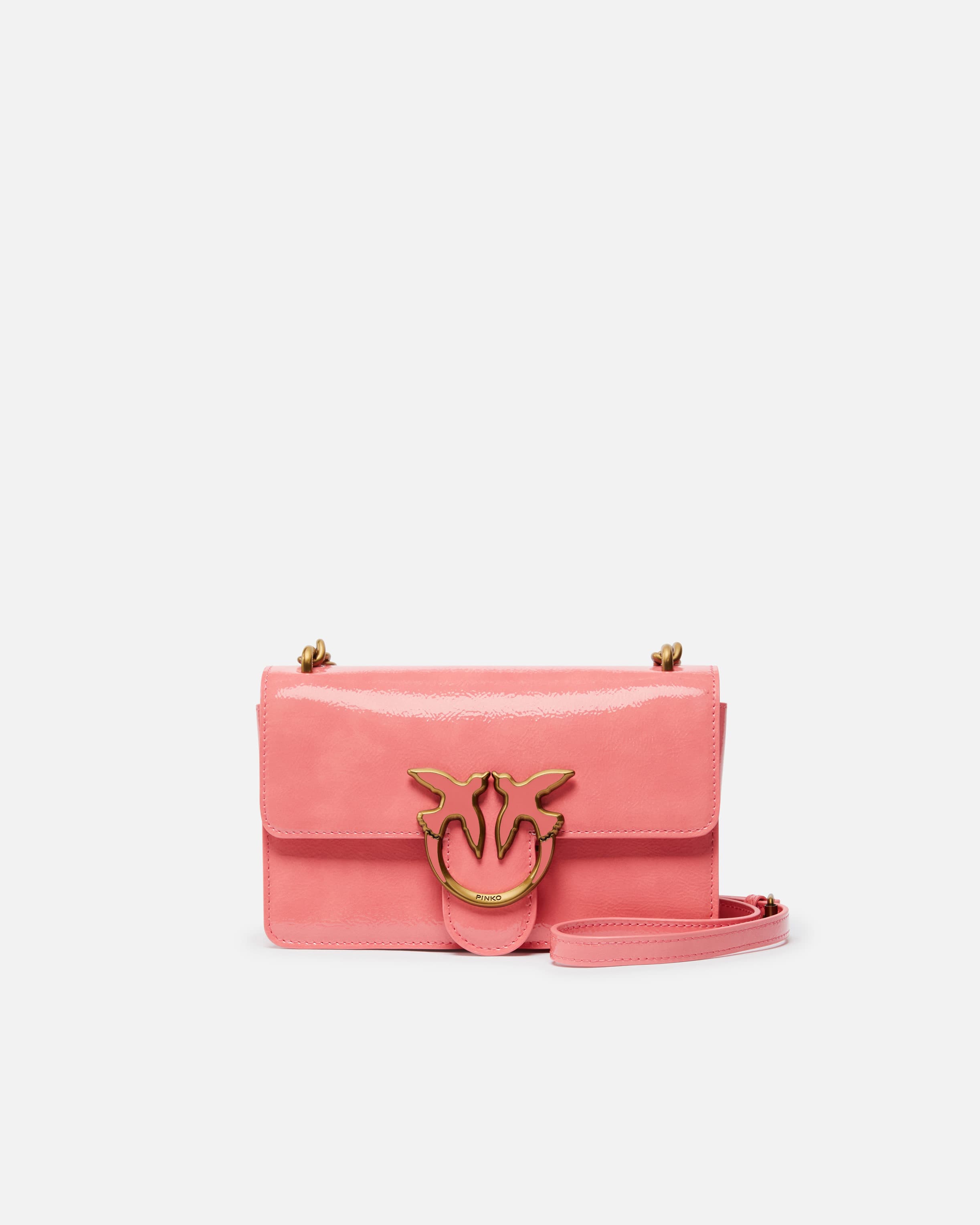 Bolso bandolera pequeno Love Bag efecto piel PINKO Compra en linea