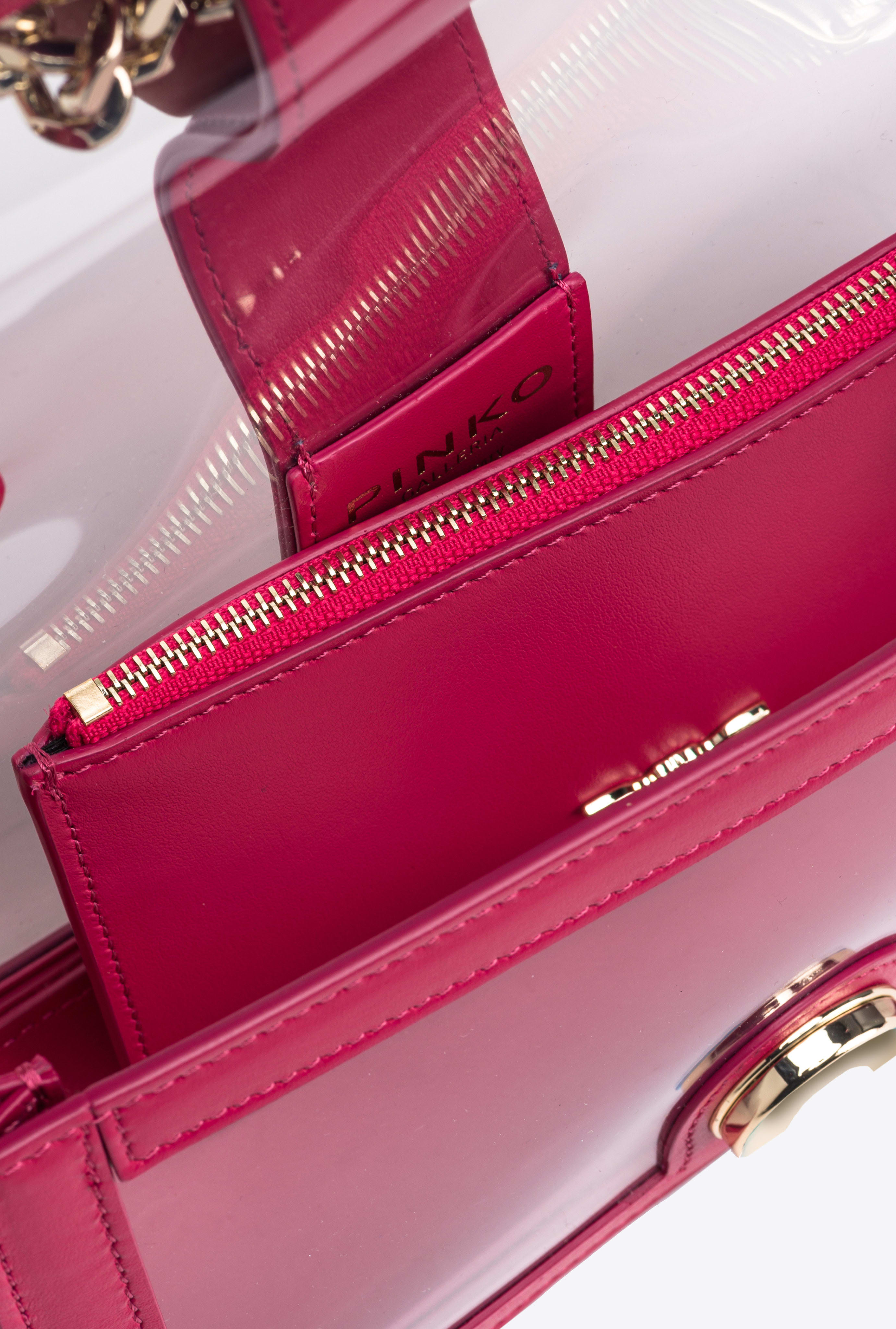 Pinko transparent bag shop
