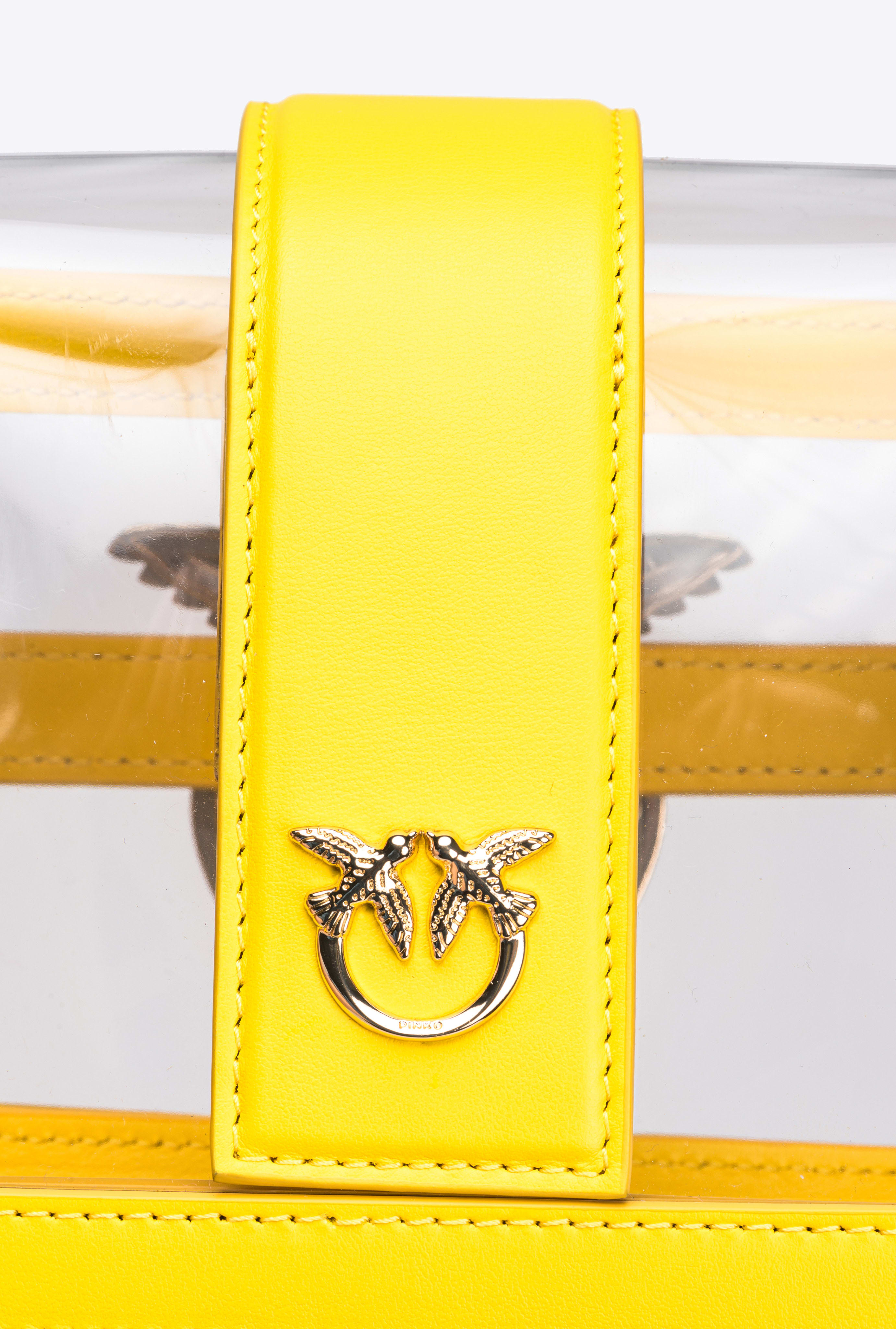 Pinko transparent bag shop