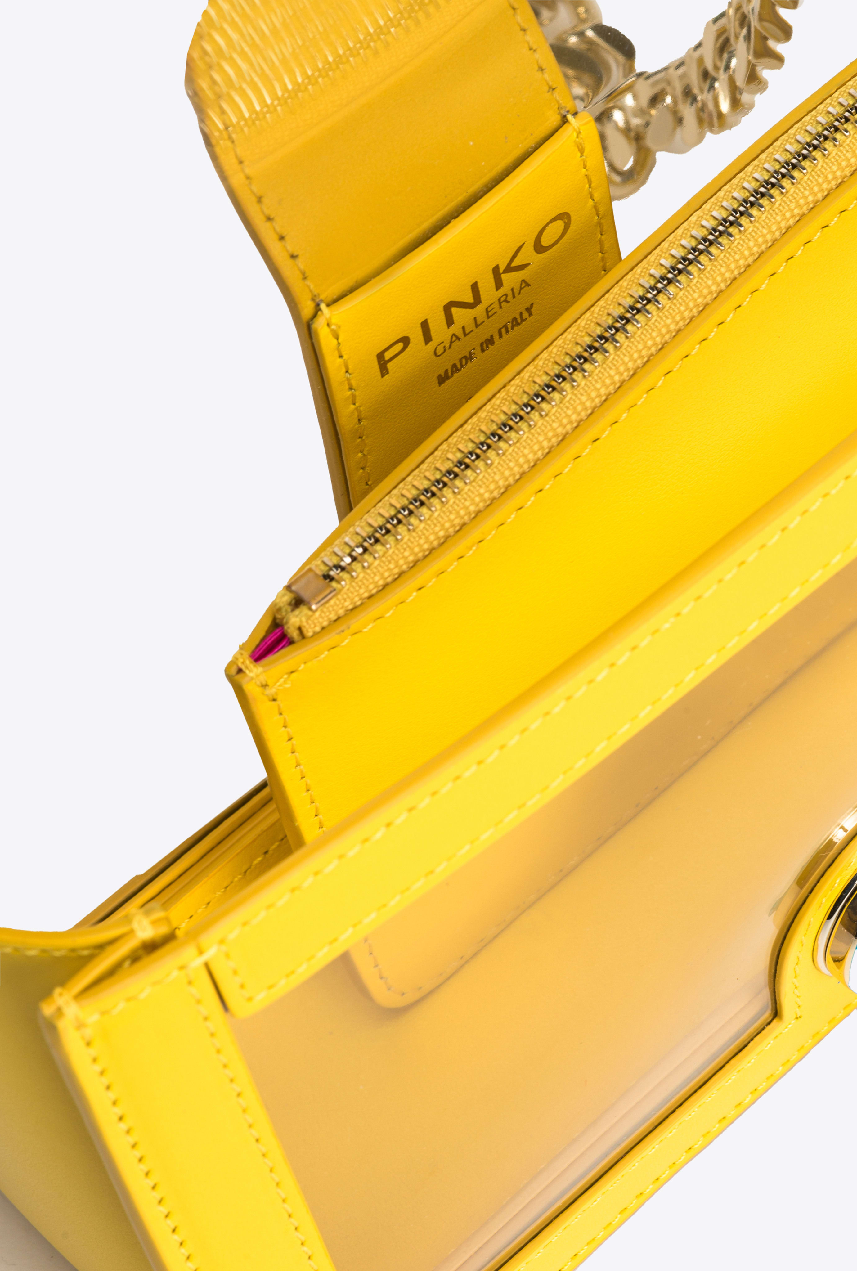 Pinko transparent bag hotsell