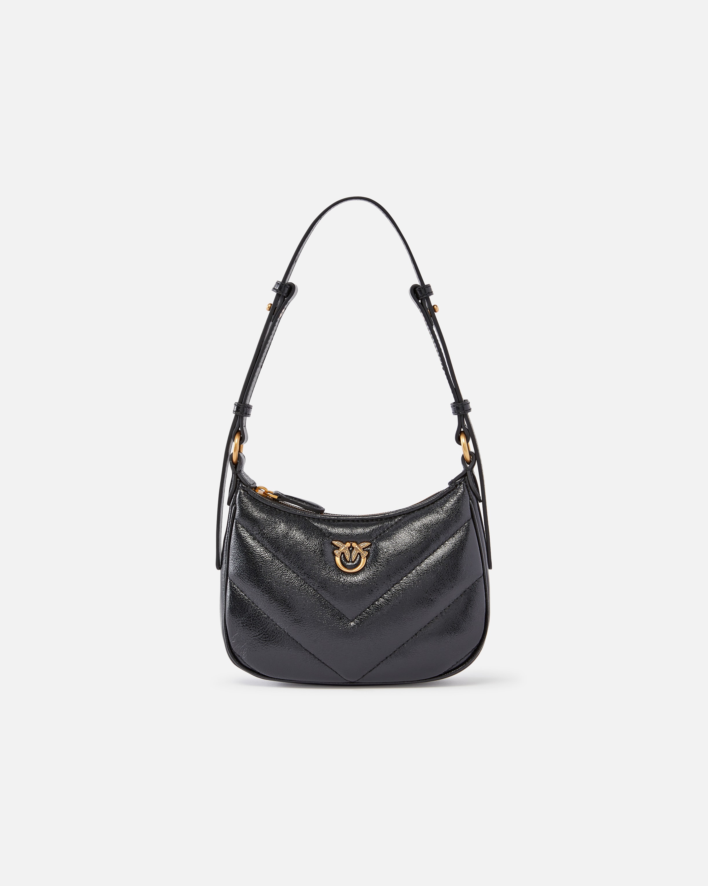 Gucci laminated leather shoulder bag 2025