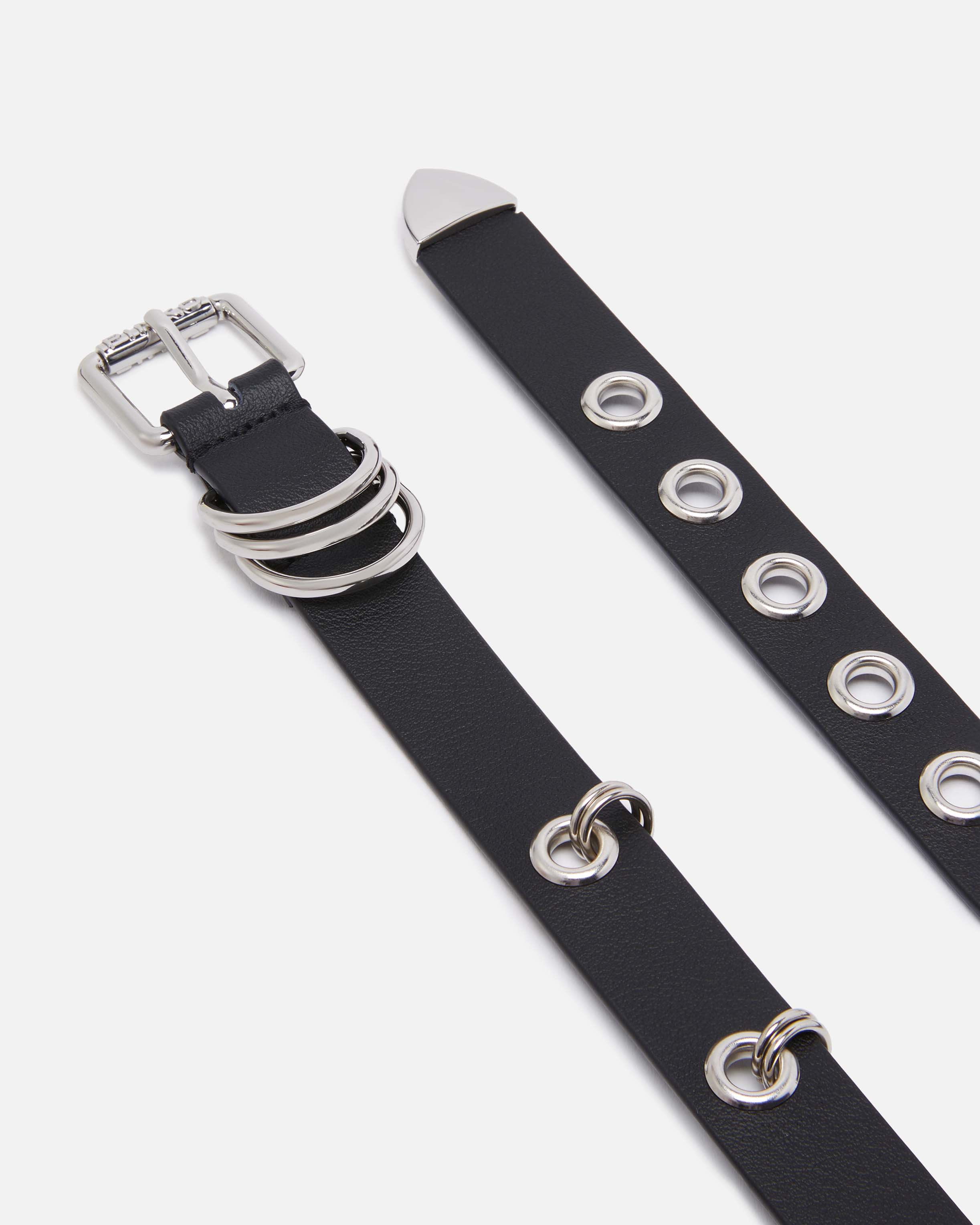 Ceinture anneaux métal shop