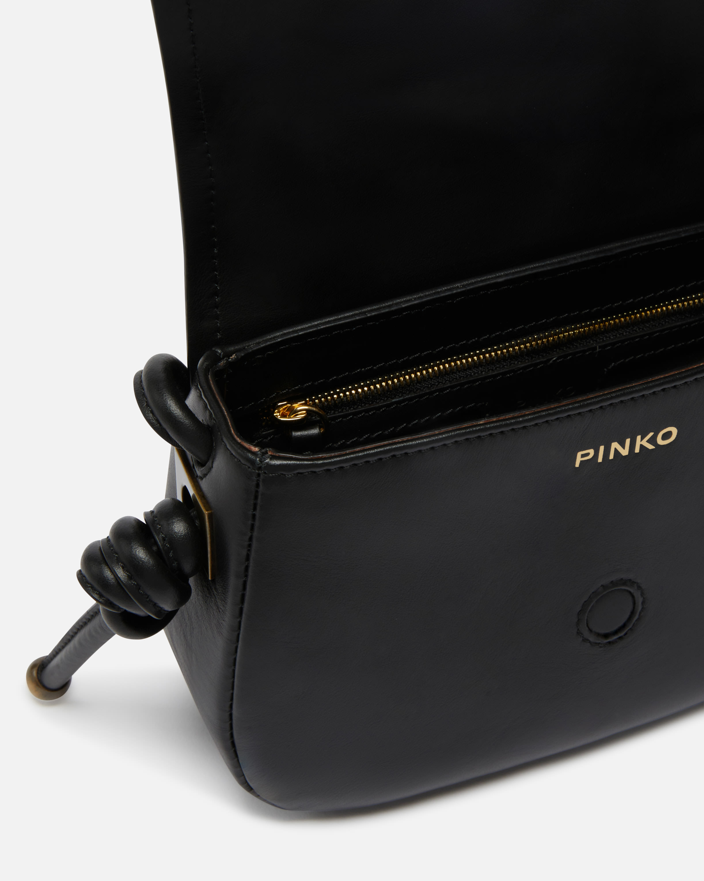 大学 割引 Soft leather crossbody bag PINKO → Shop Online バッグ
