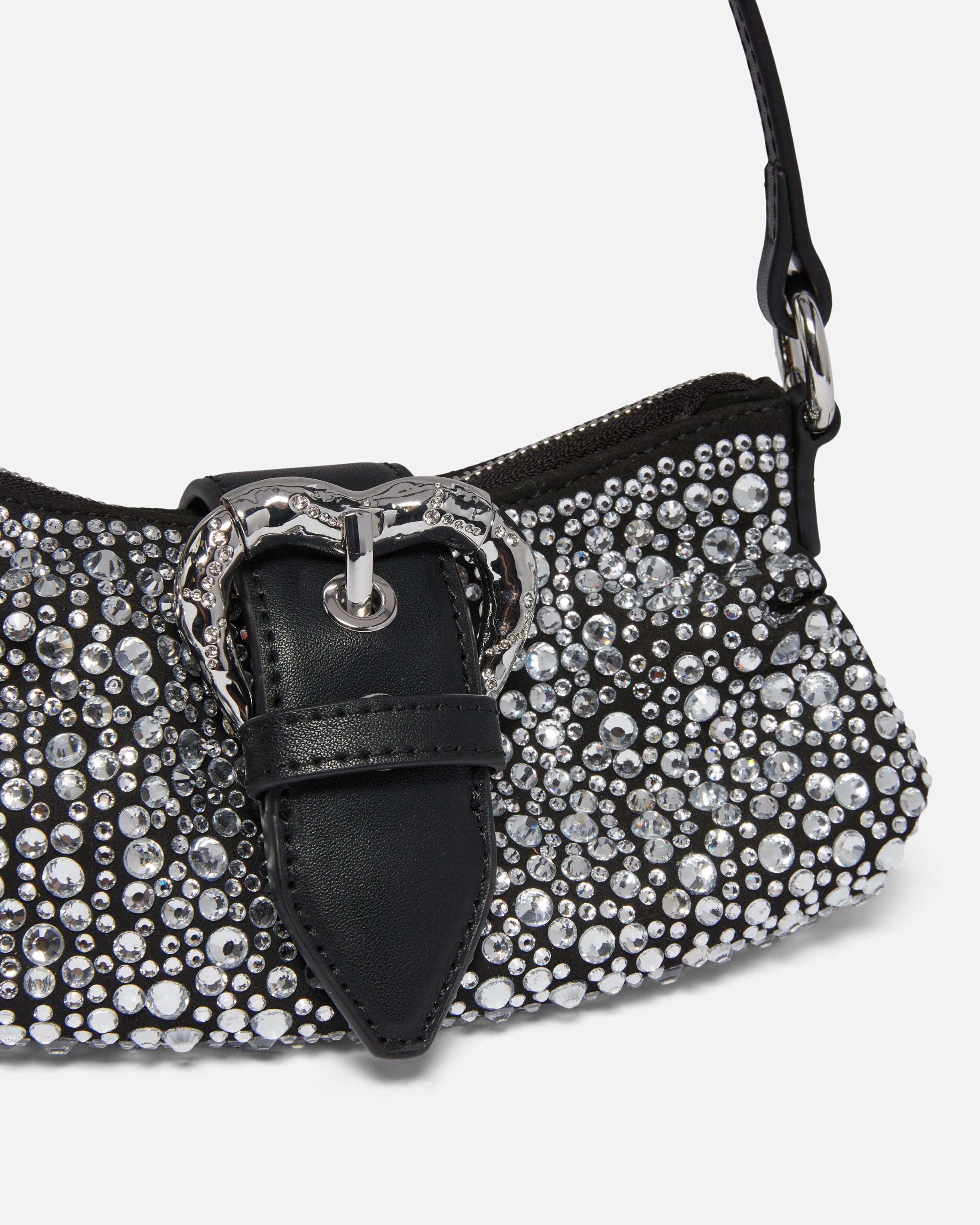 Soft leather Jolene bag with rhinestones PINKO → Shop Online Soft leather Jolene bag with rhinestones PINKO → Shop Online