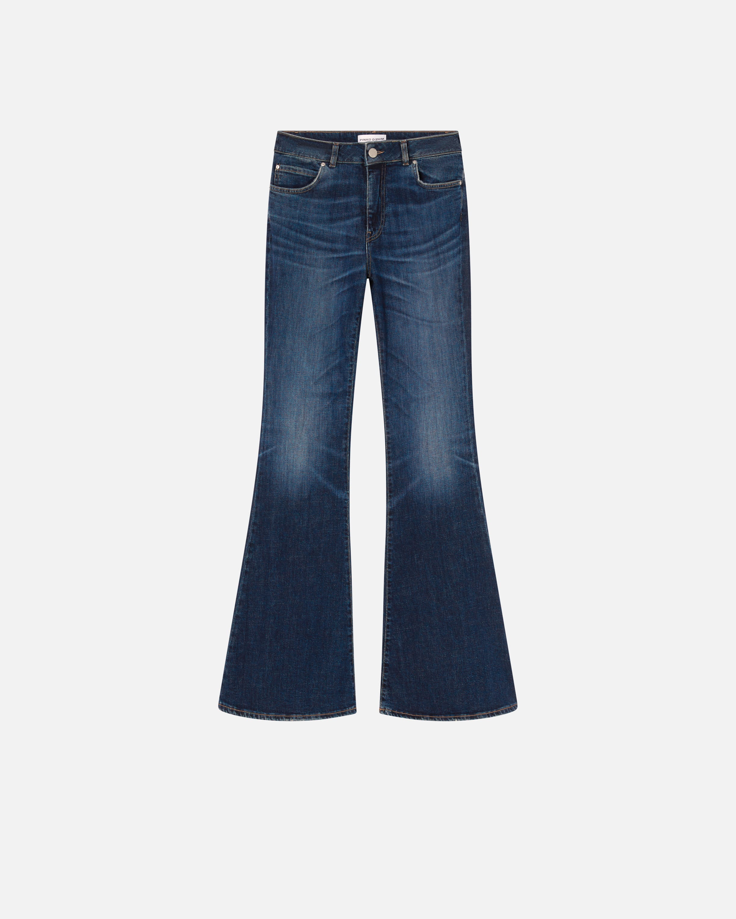 Jeans a zampa blu scuro best sale