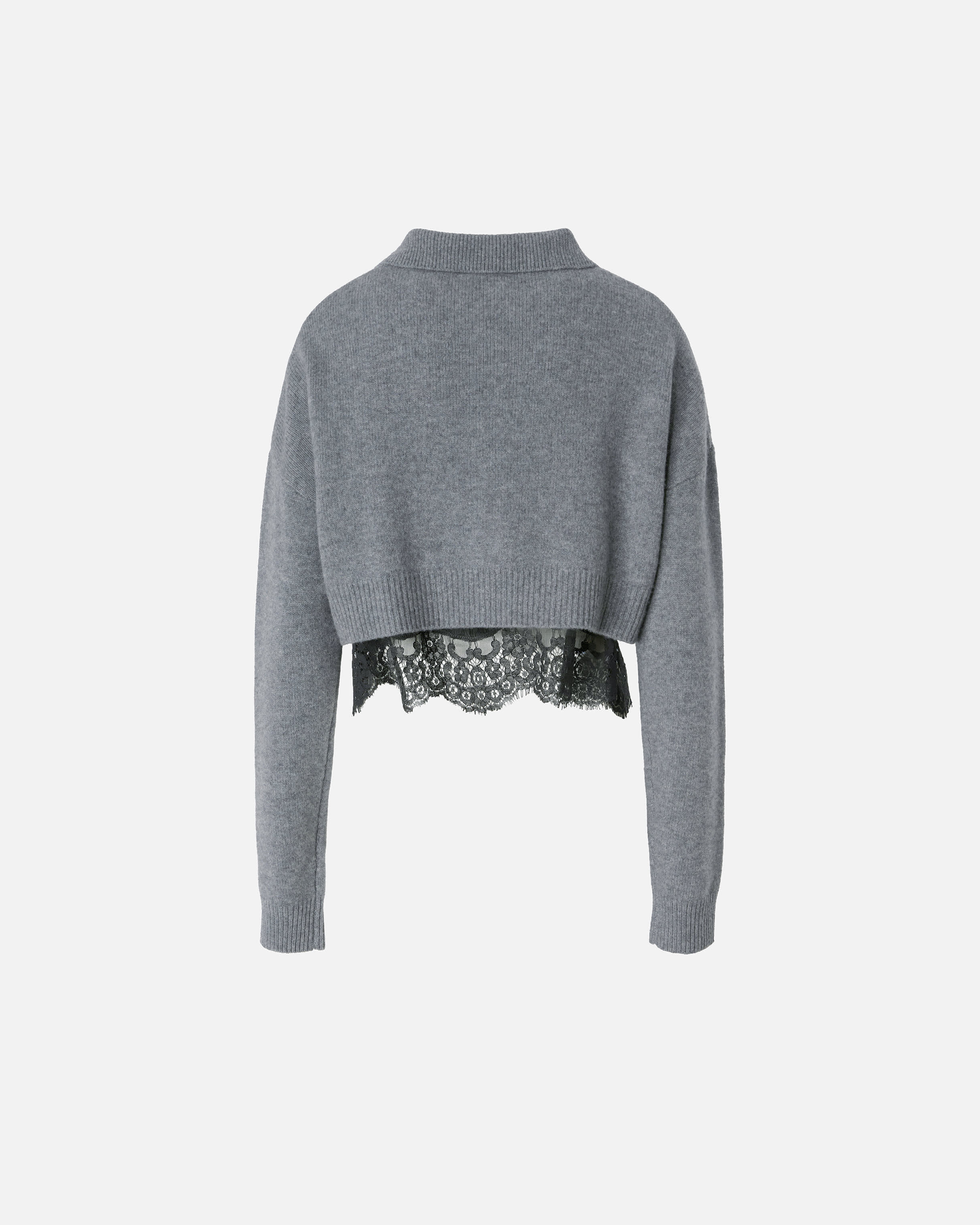 Grey lace cardigan on sale