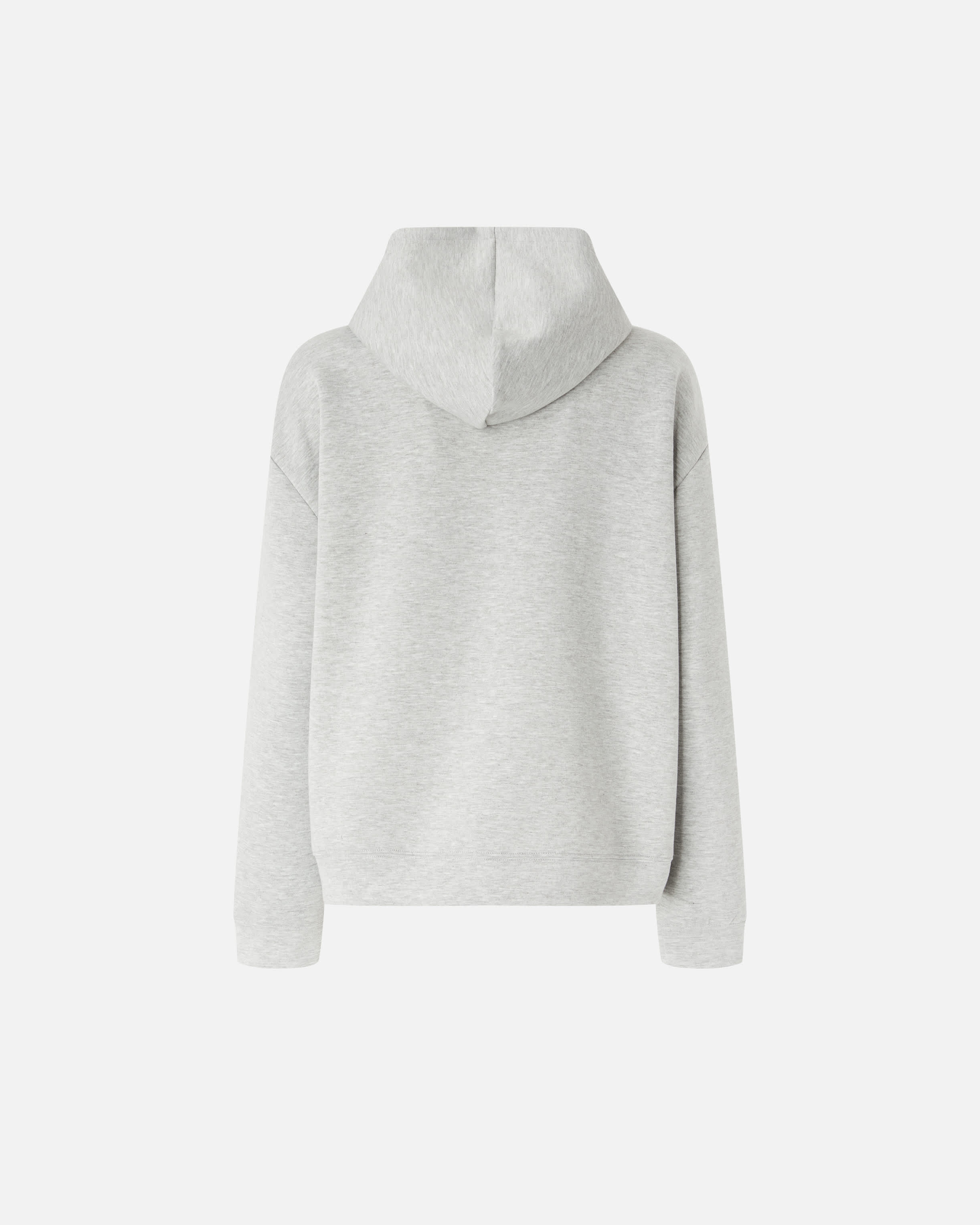 Neoprene effect sweatshirt jacket with jewel embroidery PINKO Shop Online