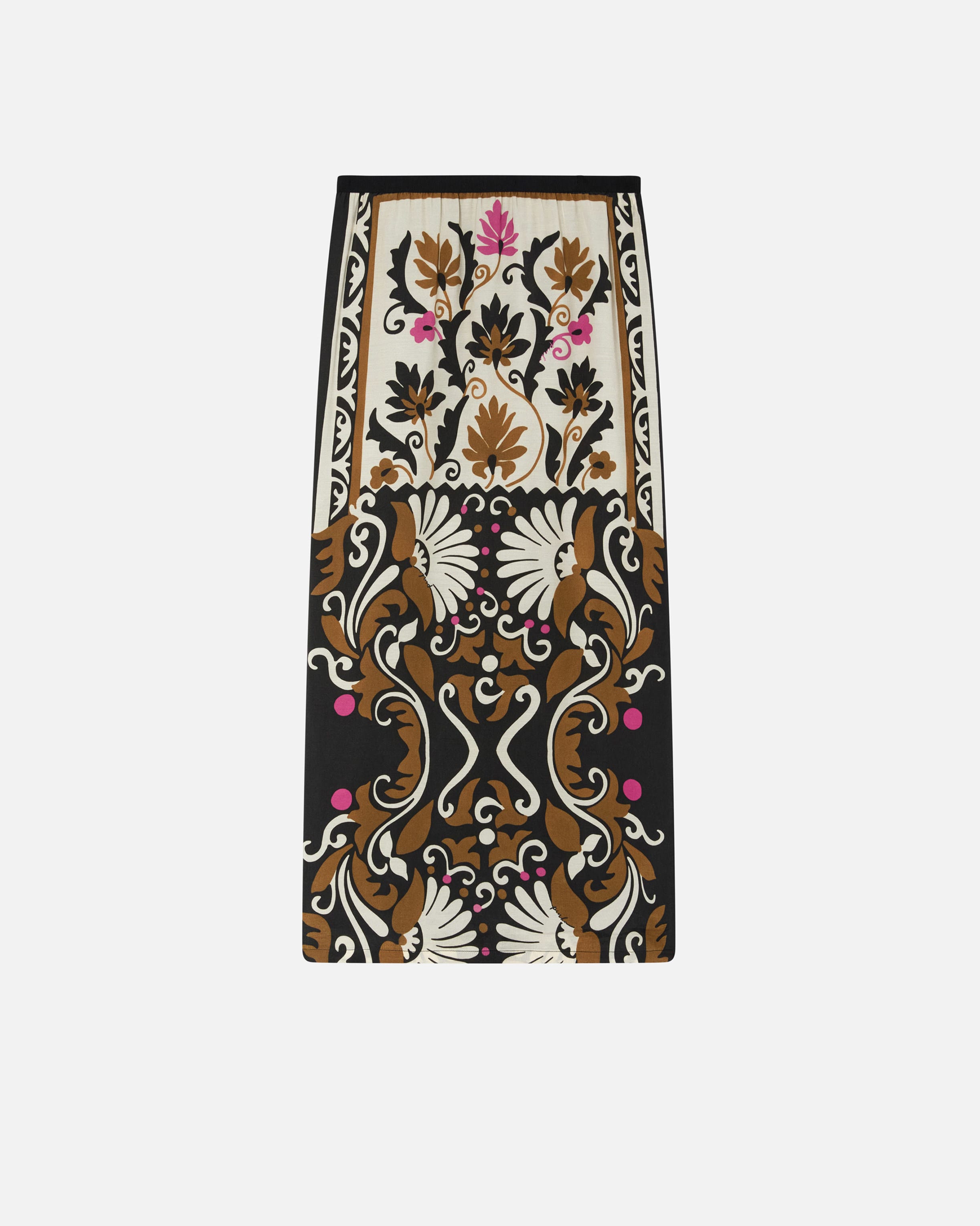 Long floral-print skirt with slit PINKO → Shop Online Long floral-print skirt with slit PINKO → Shop Online