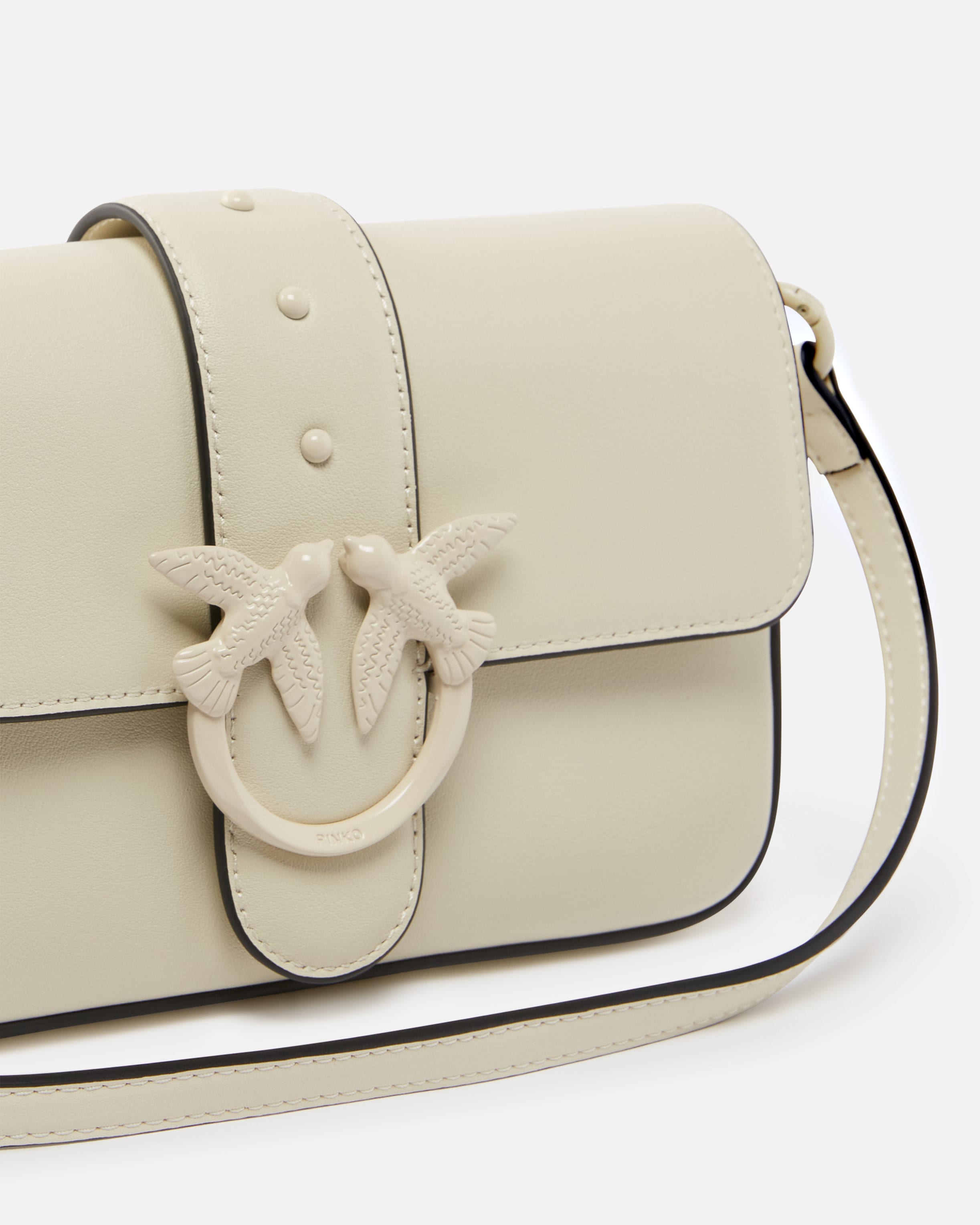 Mini Love Bag soft shoulder bag in coloured leather PINKO Mini Love Bag soft shoulder bag in coloured leather PINKO