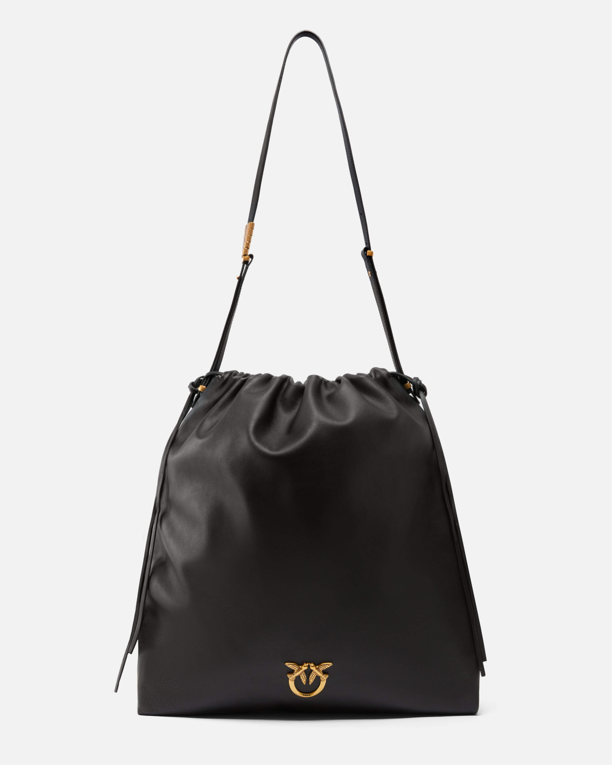 Large soft square bag in leather PINKO → Shop Online