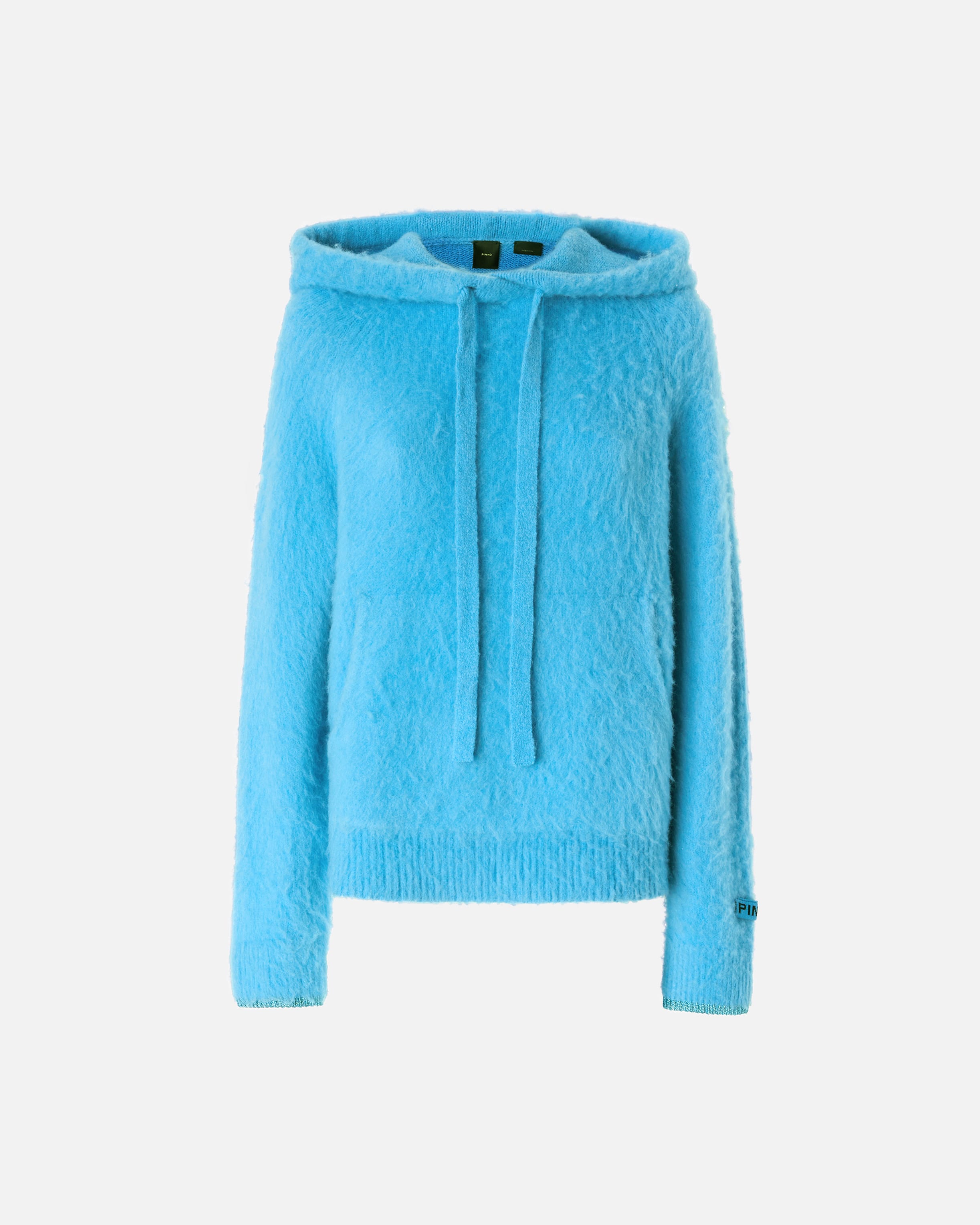 Fluffy blue hoodie online