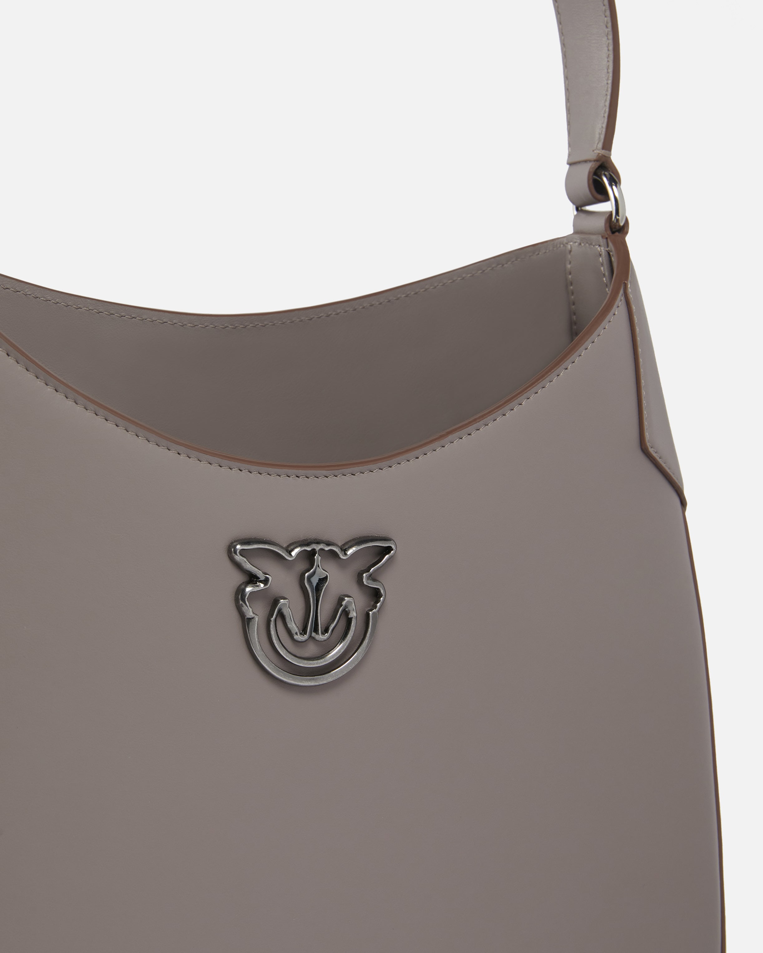 Smooth leather hobo shoulder bag PINKO Galleria. Pinko Online kaufen