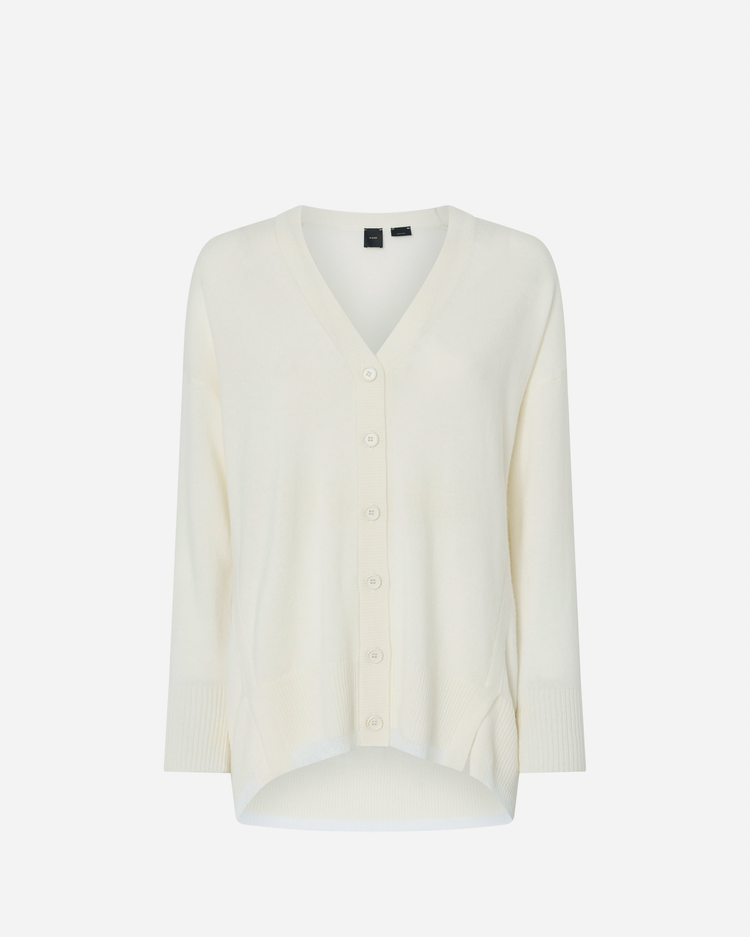 White cashmere cardigan sweater 2025