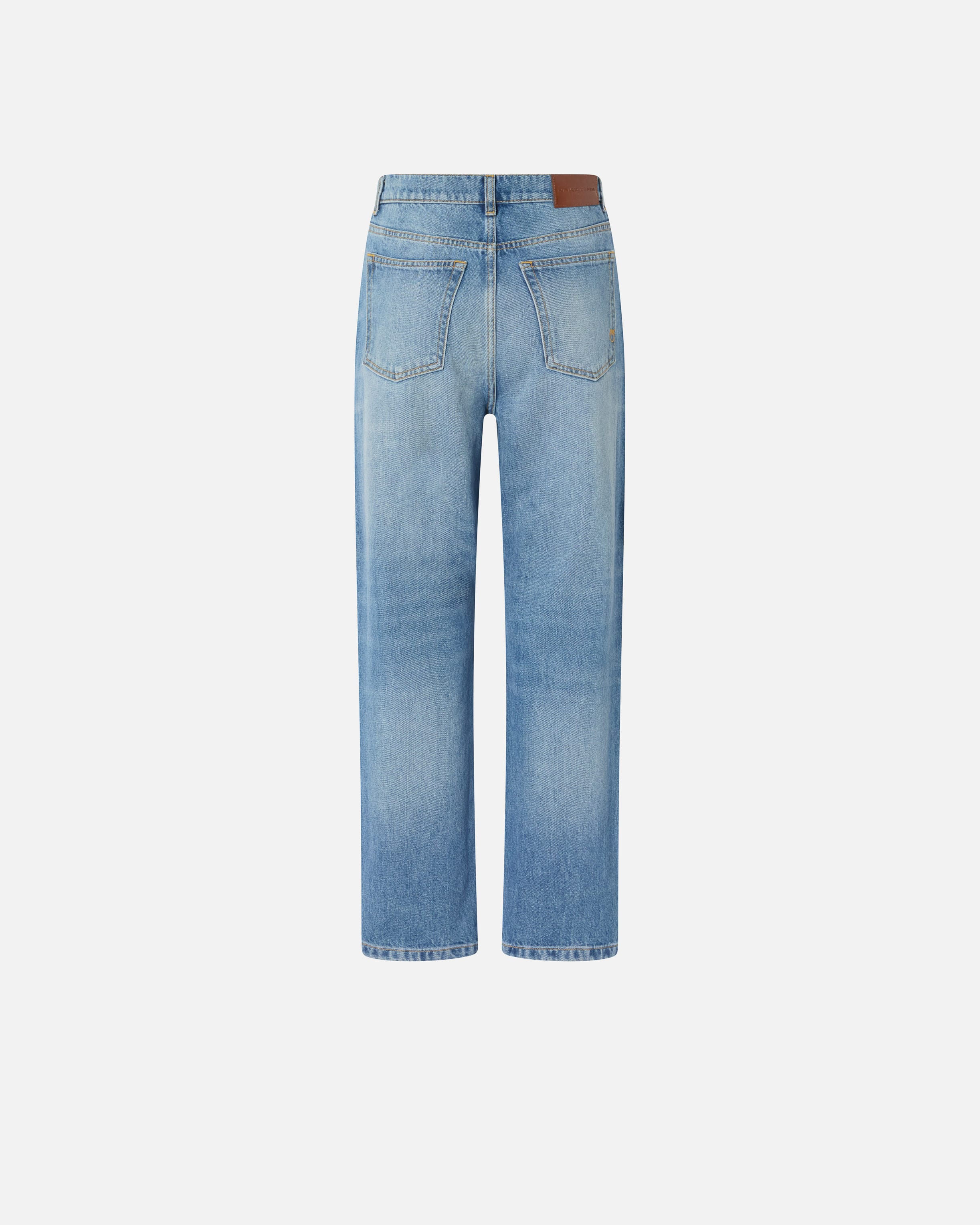 Straight-leg jeans with mini rhinestone studs PINKO → Shop Straight-leg jeans with mini rhinestone studs PINKO → Shop