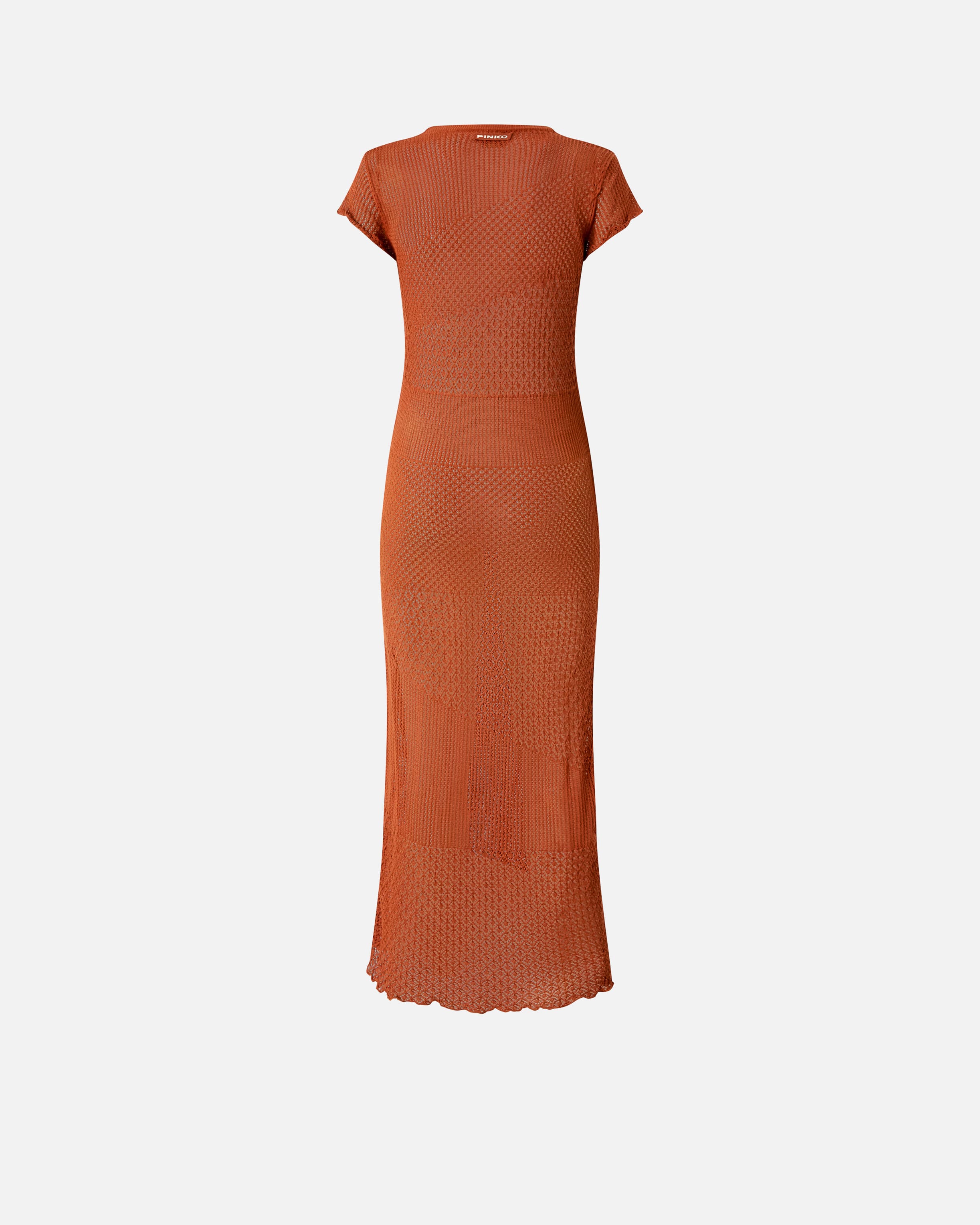 Long summer dress with perforated motif PINKO → Shop Online