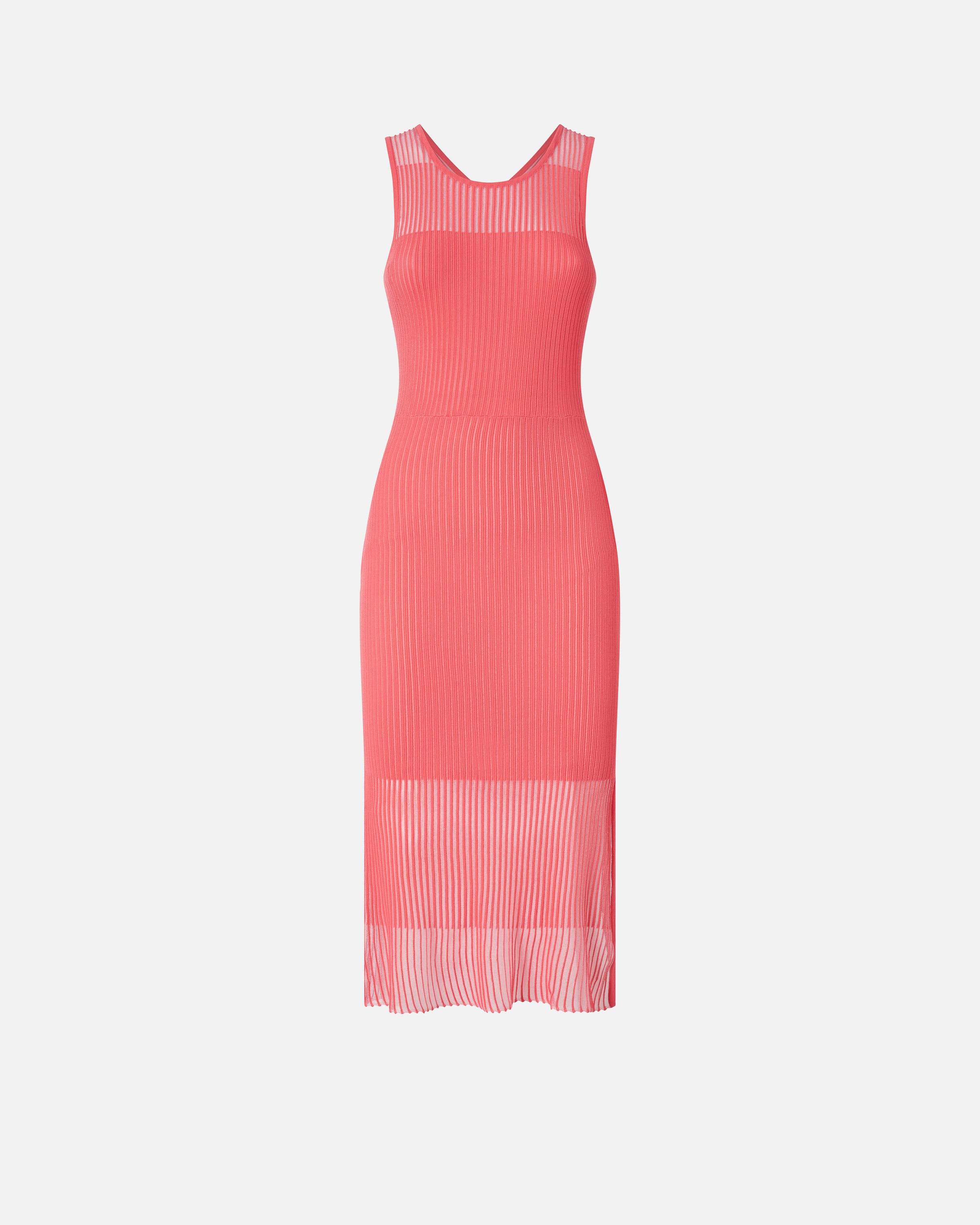 Slim-fit see-through ribbed midi dress PINKO → Shop Online