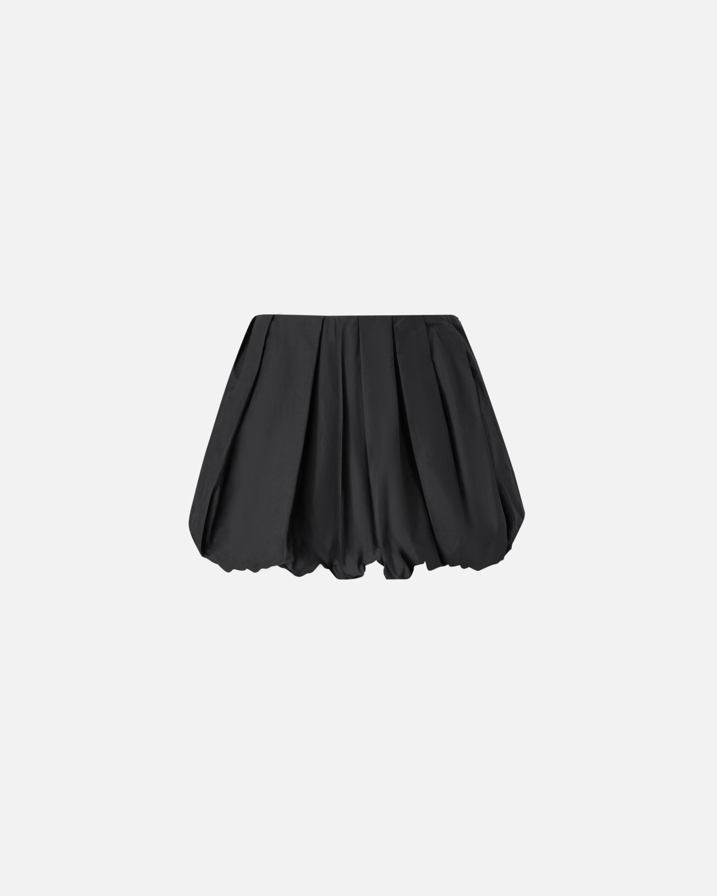 Pleated poplin mini balloon skirt PINKO → Shop Online