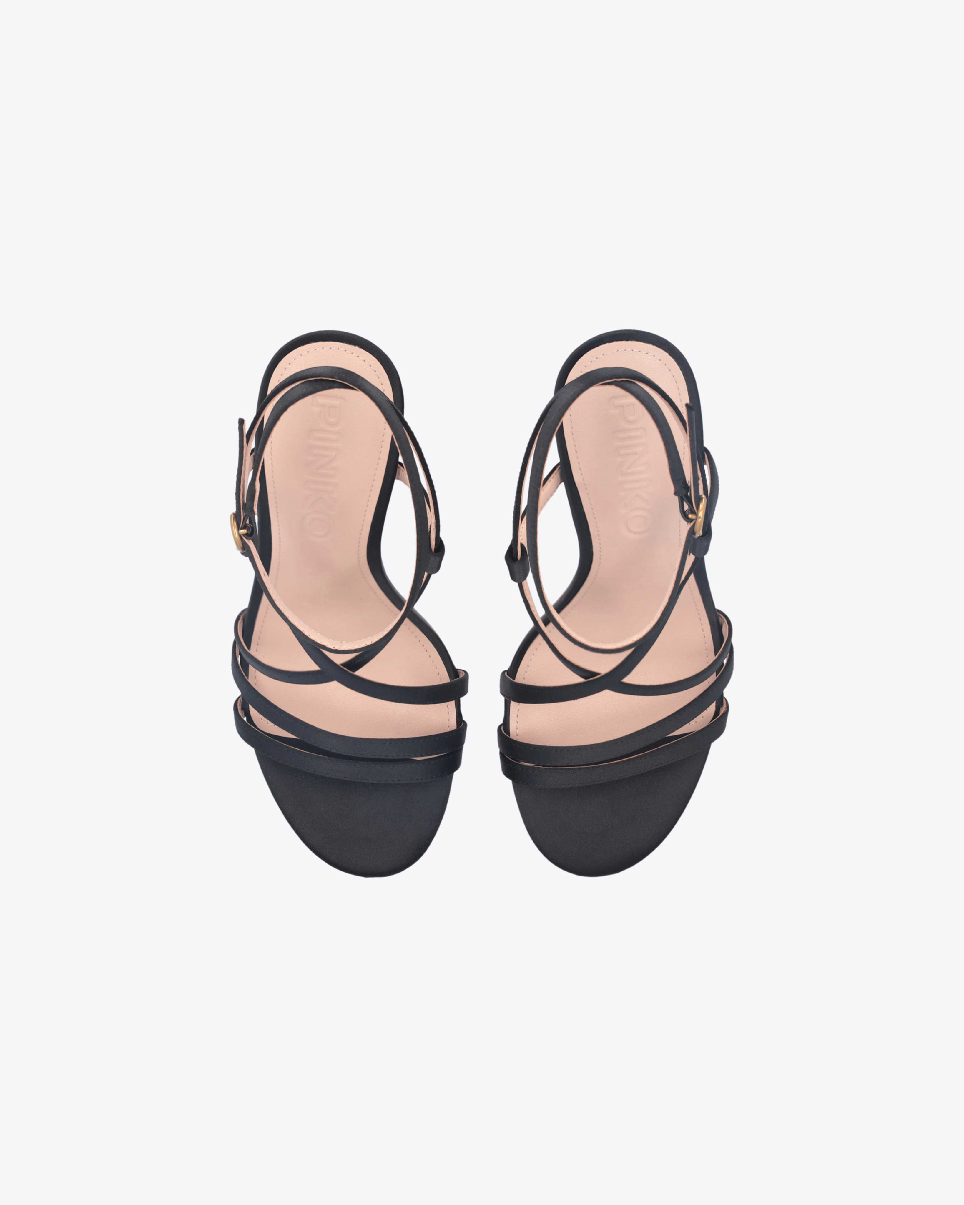 Sandalias saten tacon Love Birds