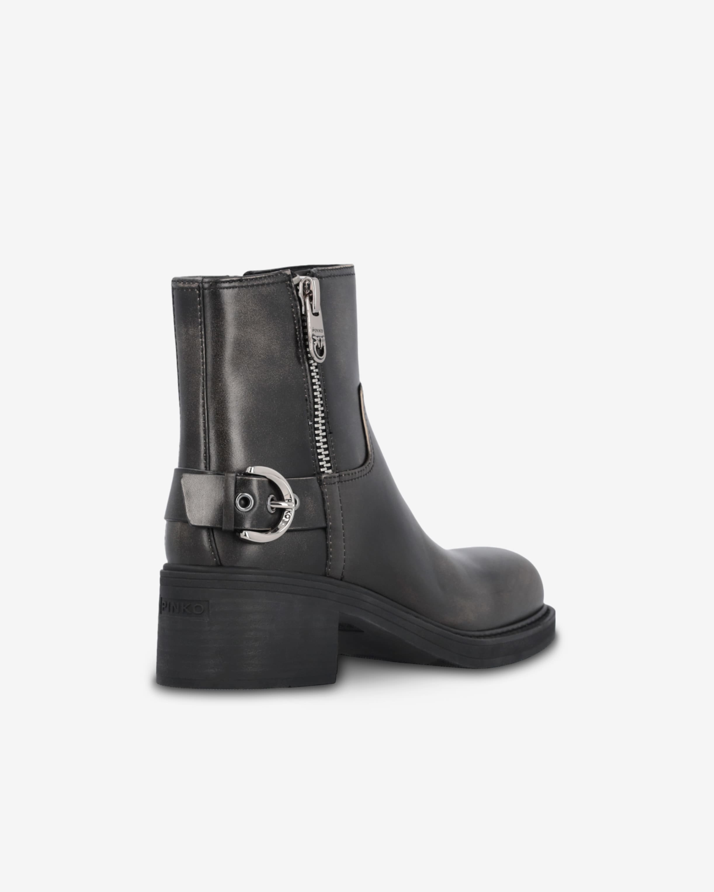 Biker style ankle boots hotsell