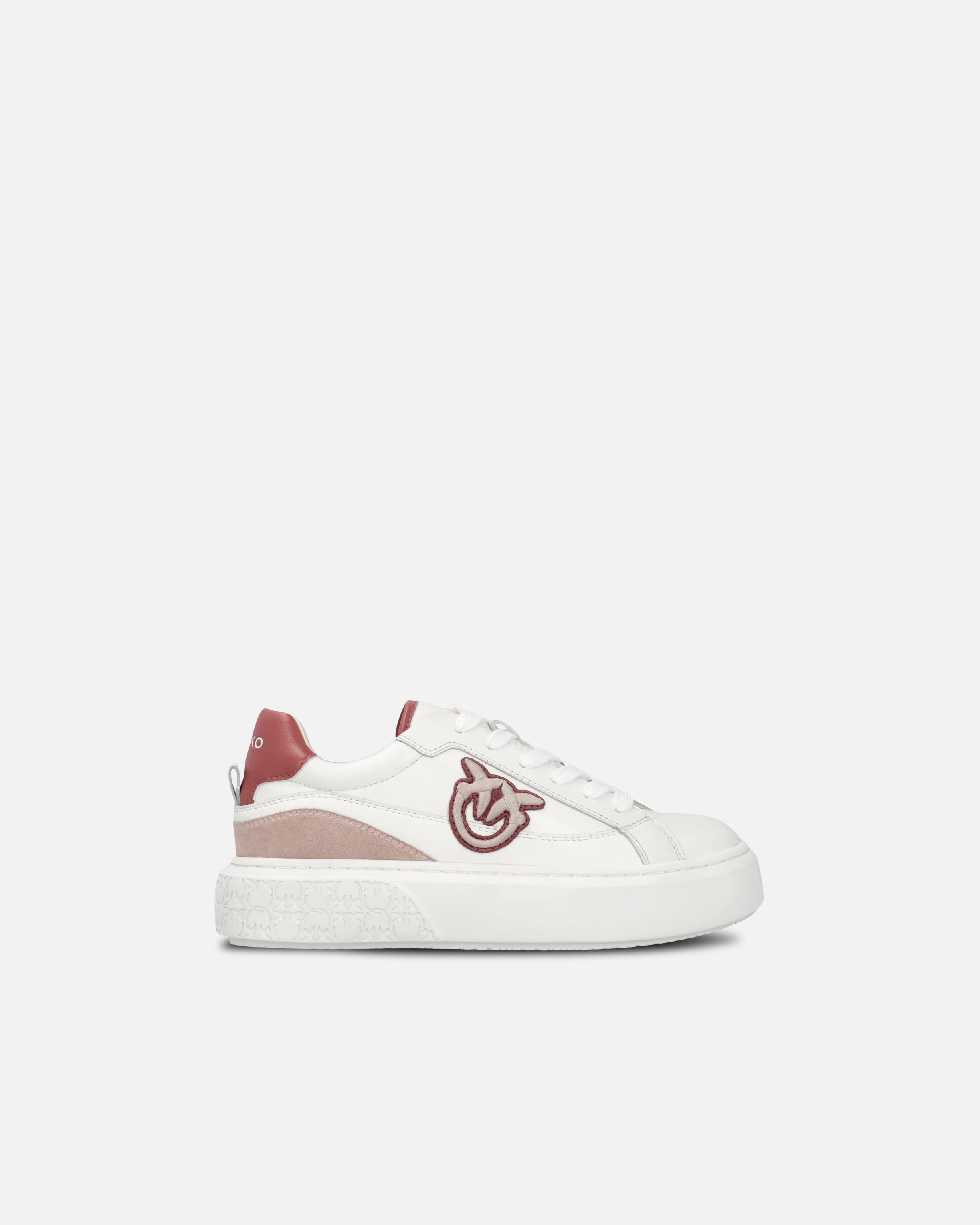 Leather platform sneakers
