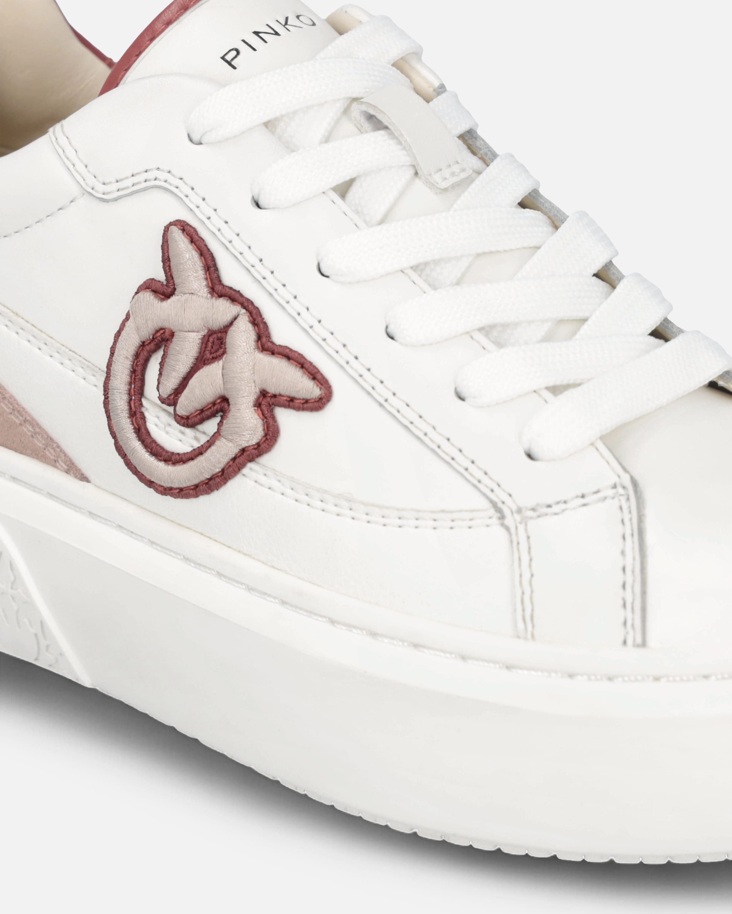 Leather platform sneakers shop