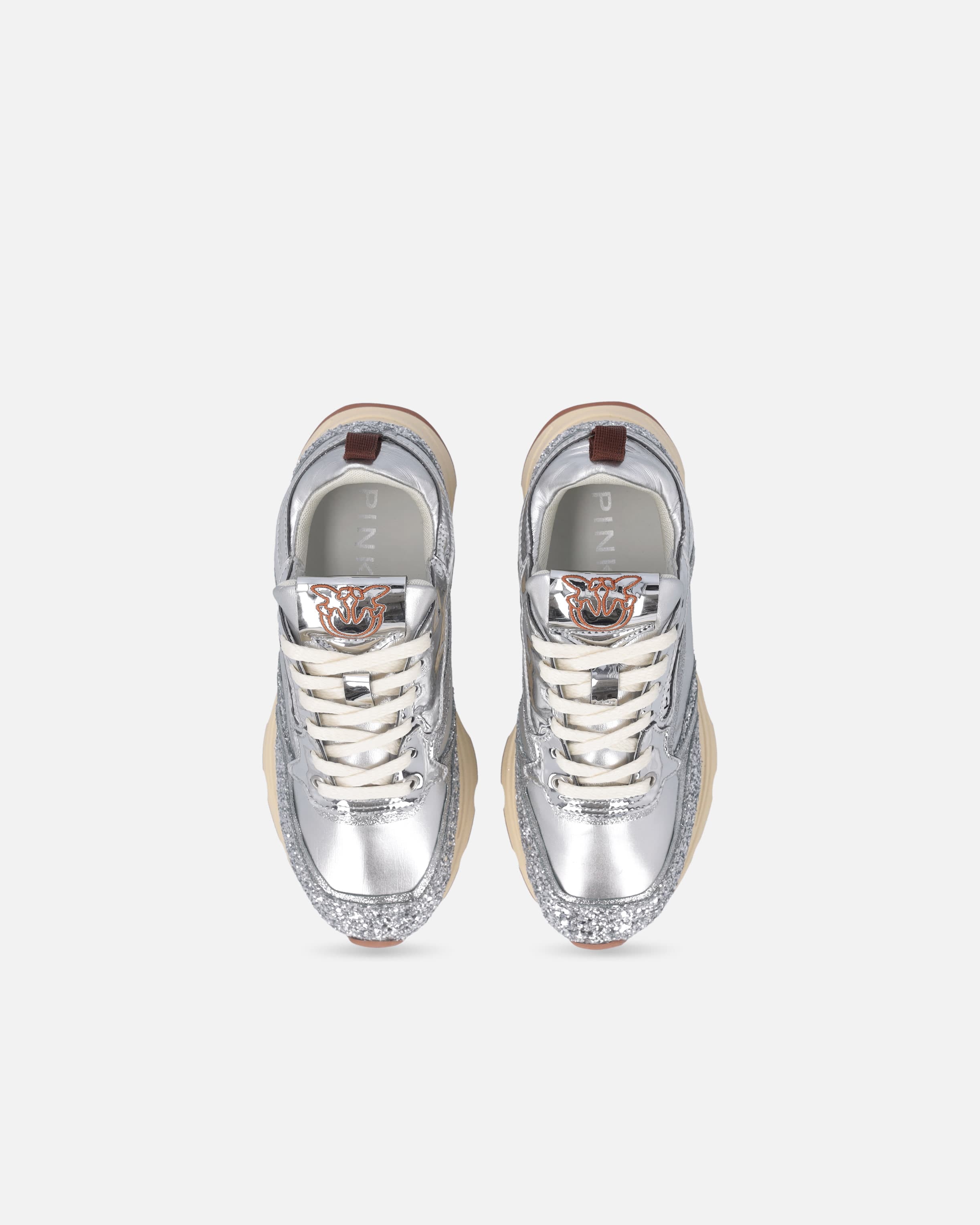 スニーカー PINKO WHITE AND SILVER SNEAKERS Pinko Shoe White Woman Size 40 PNK001 | eBay