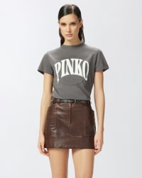 Tシャツ・カットソー PINKO Woman T-Shirt Grey 1 104606A2D0 I63 PINKO Women's T-Shirts → Feminine PINKO T-Shirts