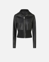 ★大幅値下げ中★ 新品未使用 PINKO ブラウン レザージャケット 楽天市場】レザージャケット レディース ノーカラー 本革 ラム