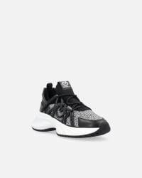 スニーカー PINKO Woman Sneakers Black SS027P025 Z99 Leather sneakers with platform sole