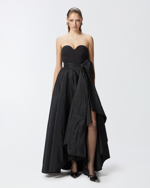 Playsuit with maxi skirt online