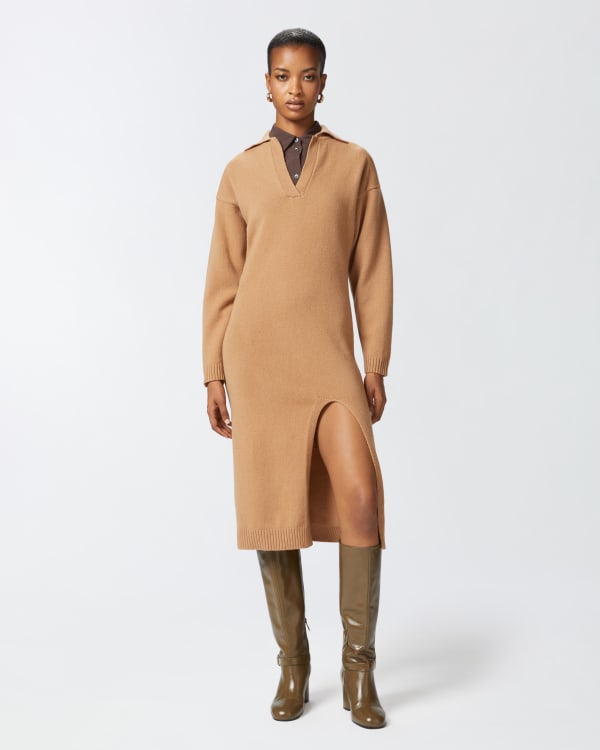 Cashmere knit dress online