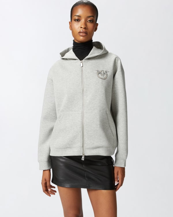 Felpa neoprene con cappuccio shop