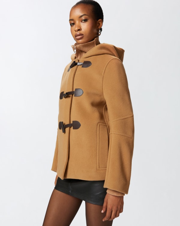 Duffle coat with toggles best sale