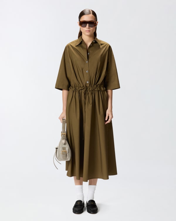 ワンピース PINKO Woman Dress Beige 104838A2G1 CN4 Pinko - Avengers cotton mini-dress Light Blue - The Corner