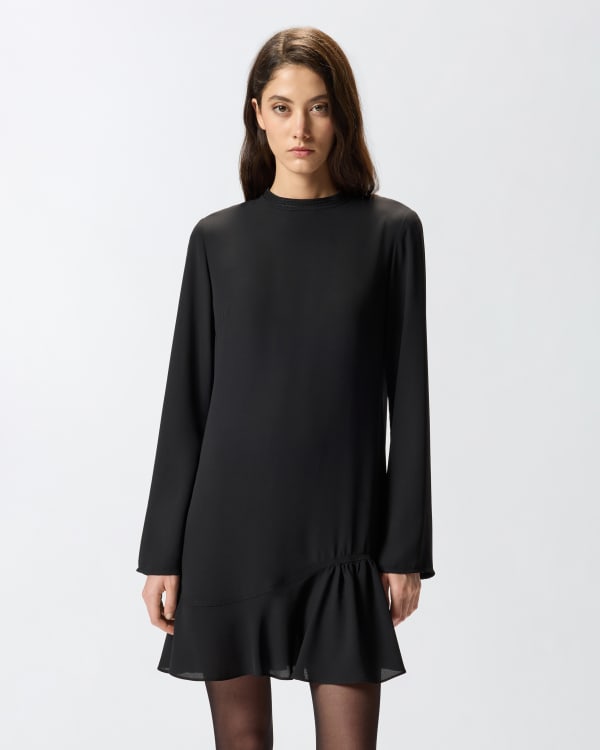 Soft short technical crepe dress PINKO → Shop Online