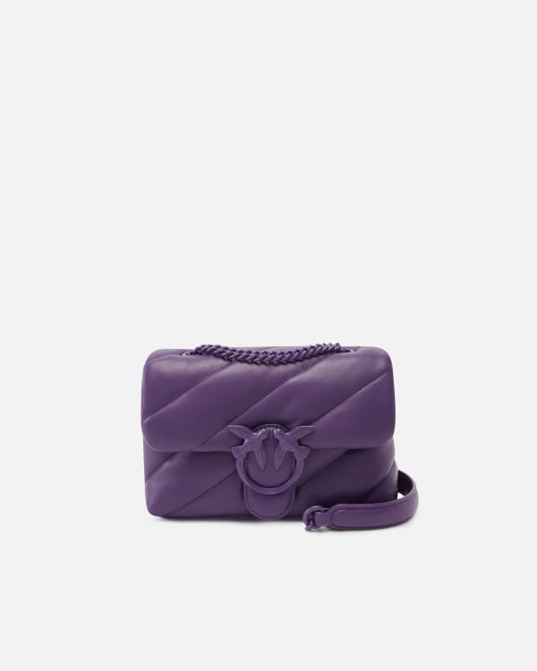 Mini Love Bag Puff de napa color block PINKO Compra en linea
