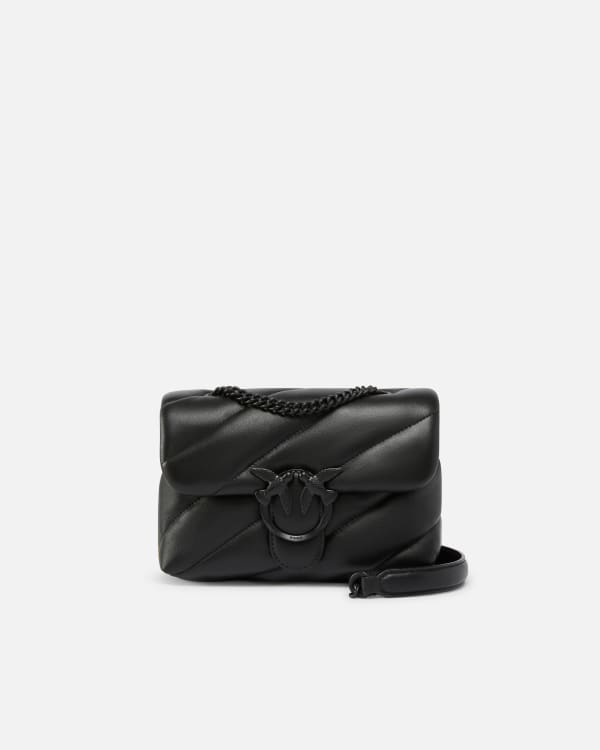 Mini Love Bag Puff in colour block nappa leather PINKO Shop Online