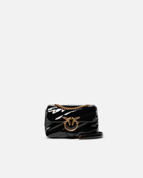 Small patent Baby Love Bag Puff crossbody bag PINKO Shop Online