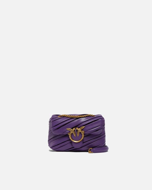 Kleine Umhangetasche Baby Love Bag Puff aus recyceltem Gewebe Pinko Online kaufen