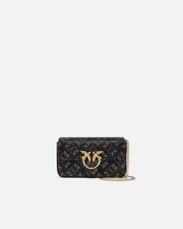 Borsetta Love Bag strass con tracolla rimovibile Pinko Acquista Online