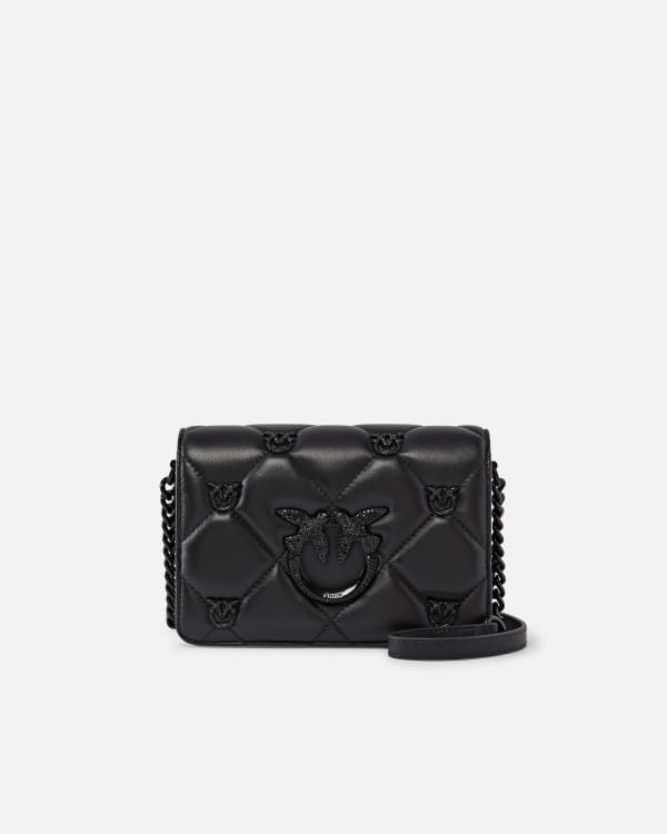 Love Bag Click small jewel quilted crossbody bag PINKO Galleria PINKO Shop Online