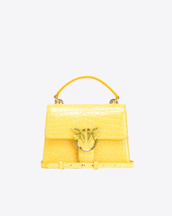 Pinko yellow bag hotsell